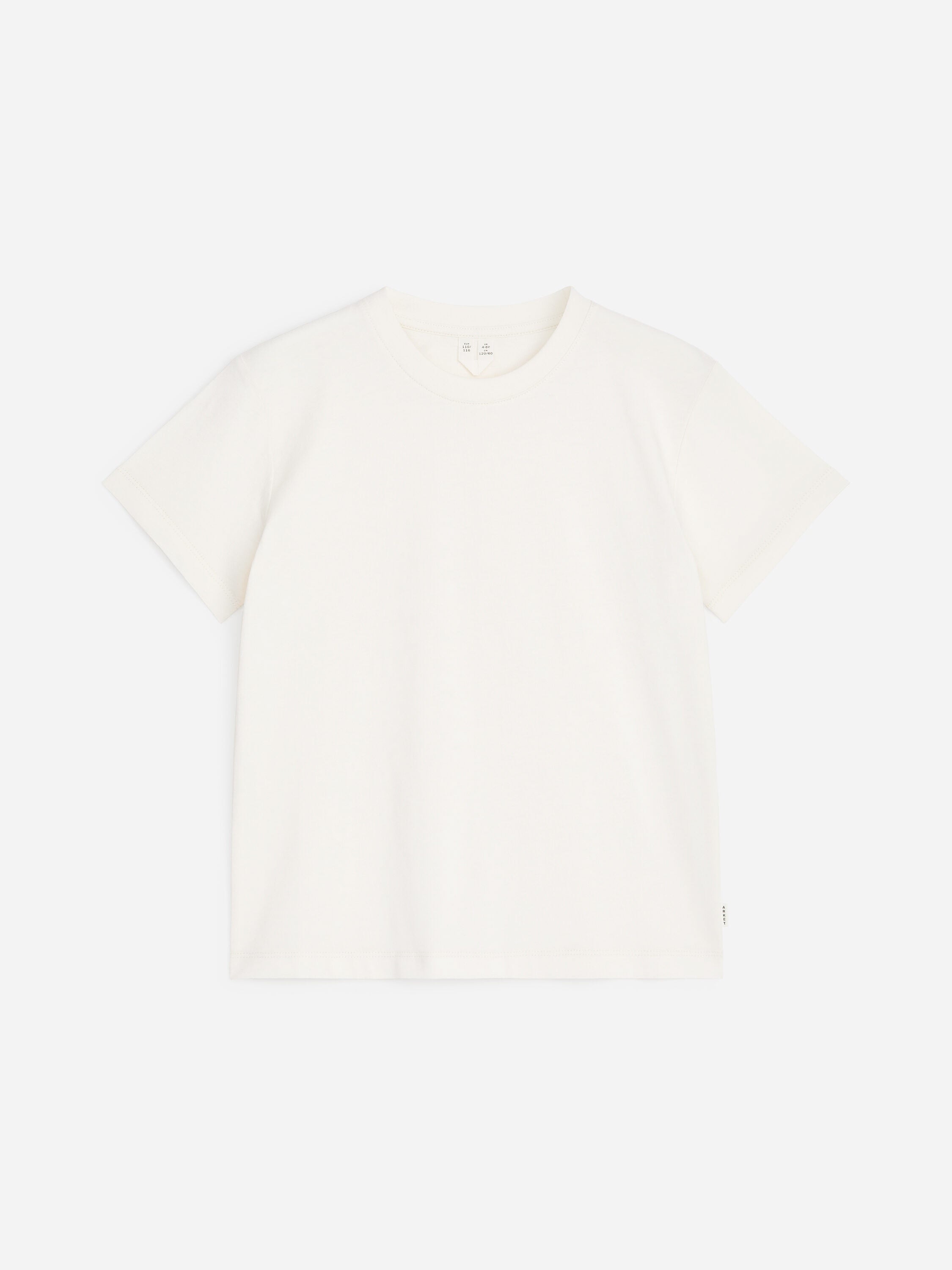 Crew-Neck T-Shirt Set of 3 - White - Image 4