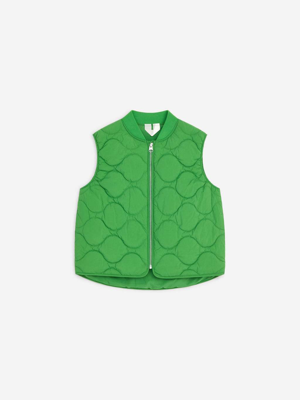 Quilted Vest - Green - Image 2