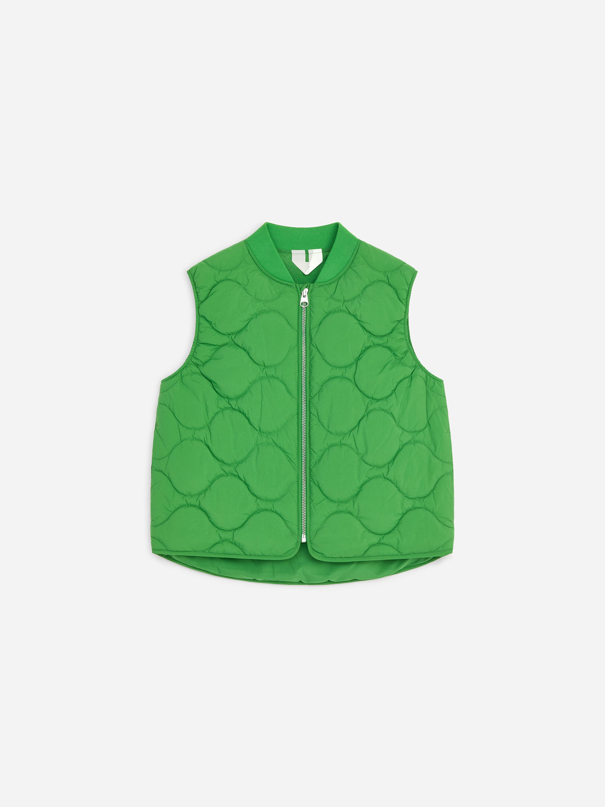 Quilted Vest - Green - Image 2