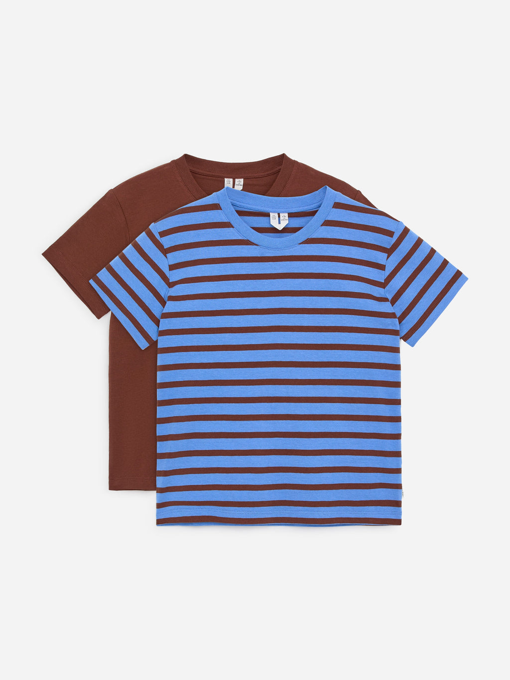Crew-Neck T-Shirt Set of 2 - Blue