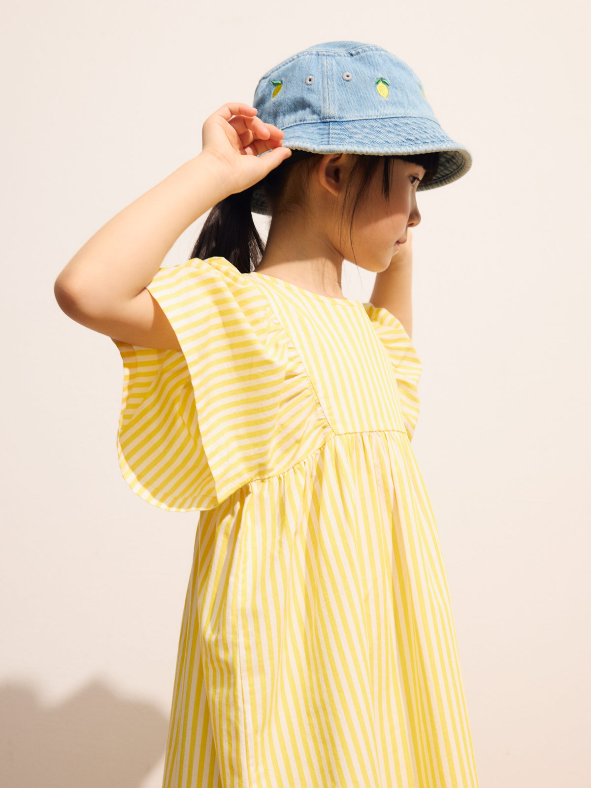 Cotton Poplin Dress - White - Image 4