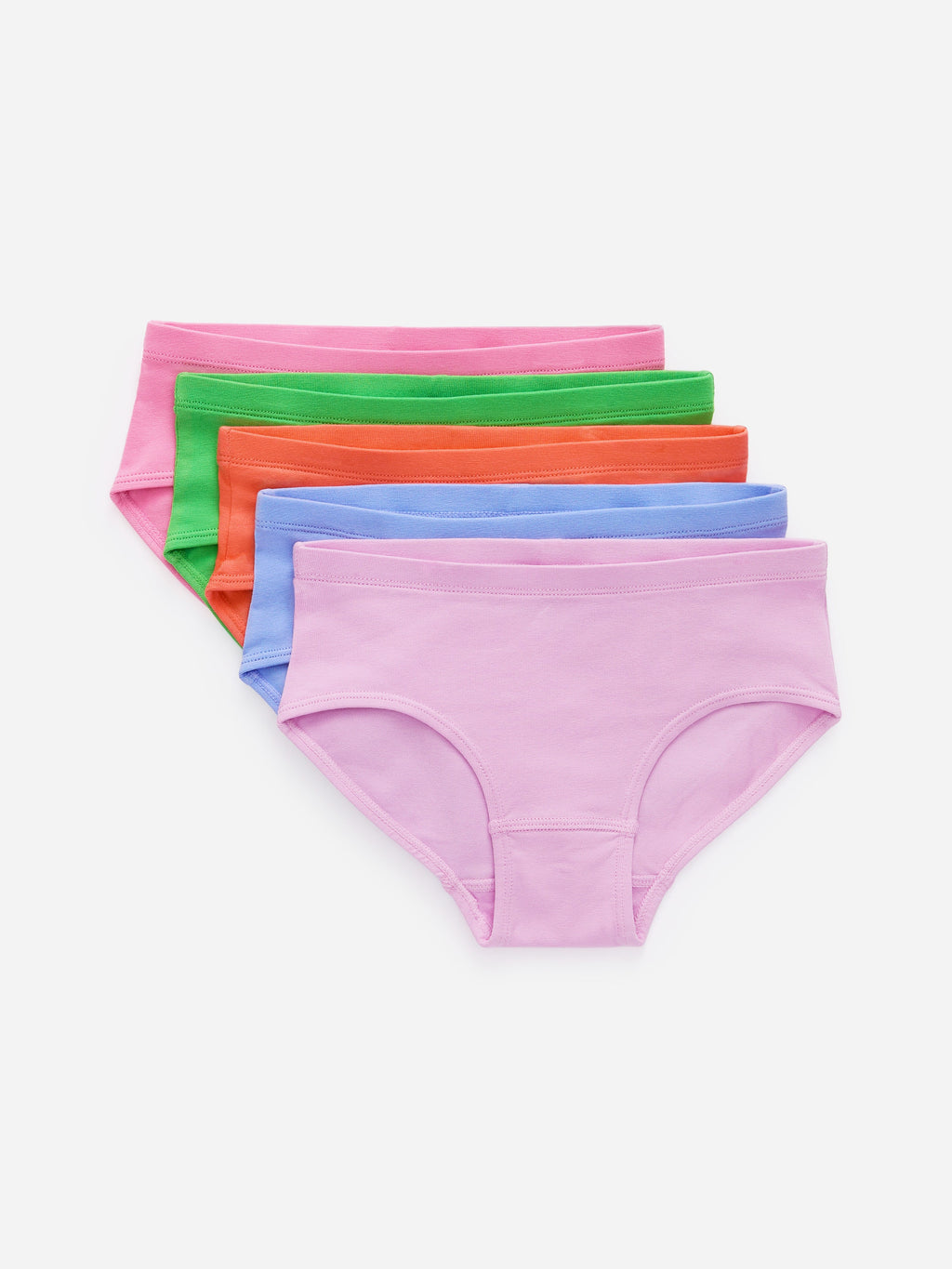 Cotton Jersey Briefs Set of 5 - Pink