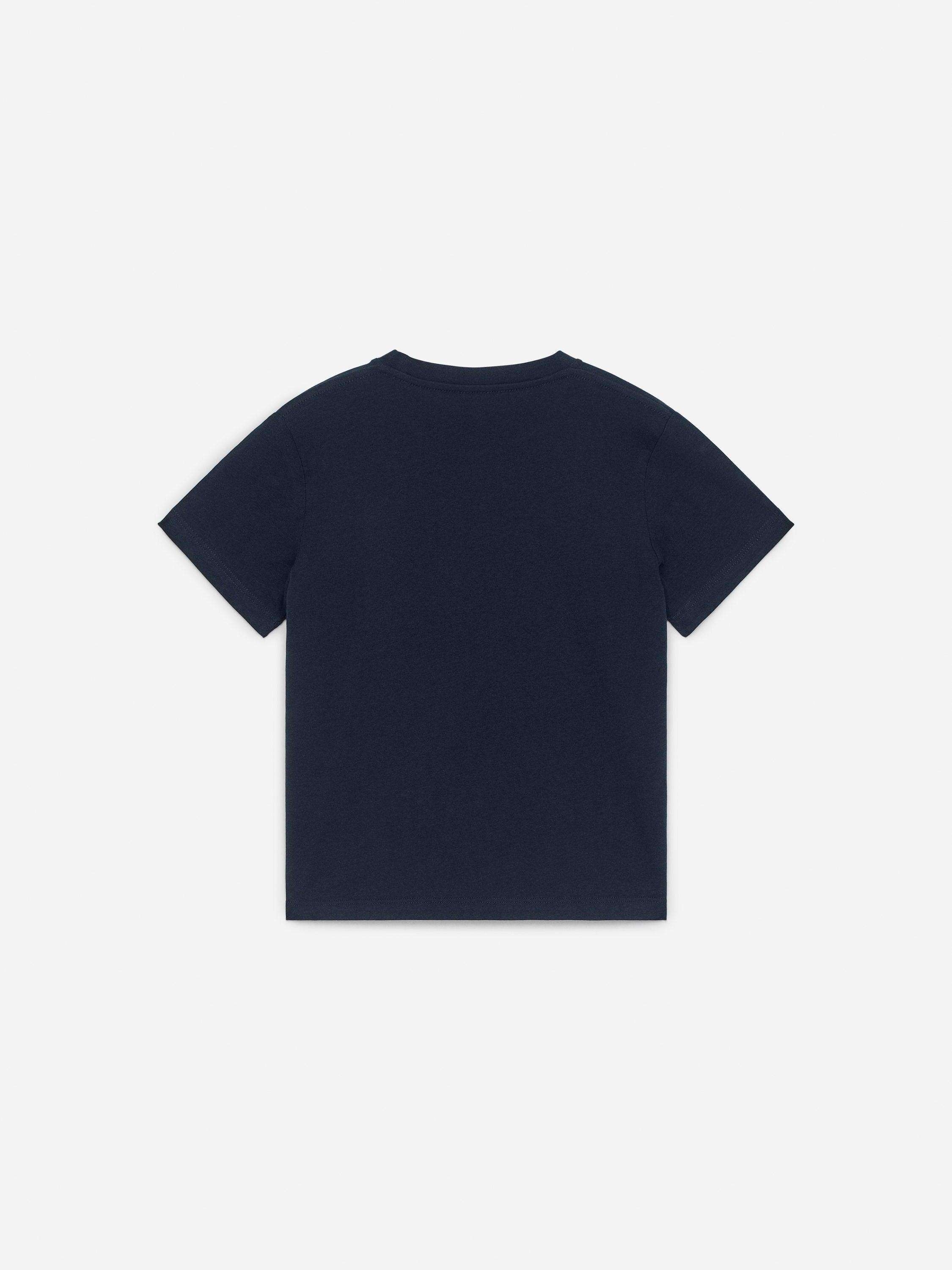 Crew-Neck T-Shirt - Blue - Image 2