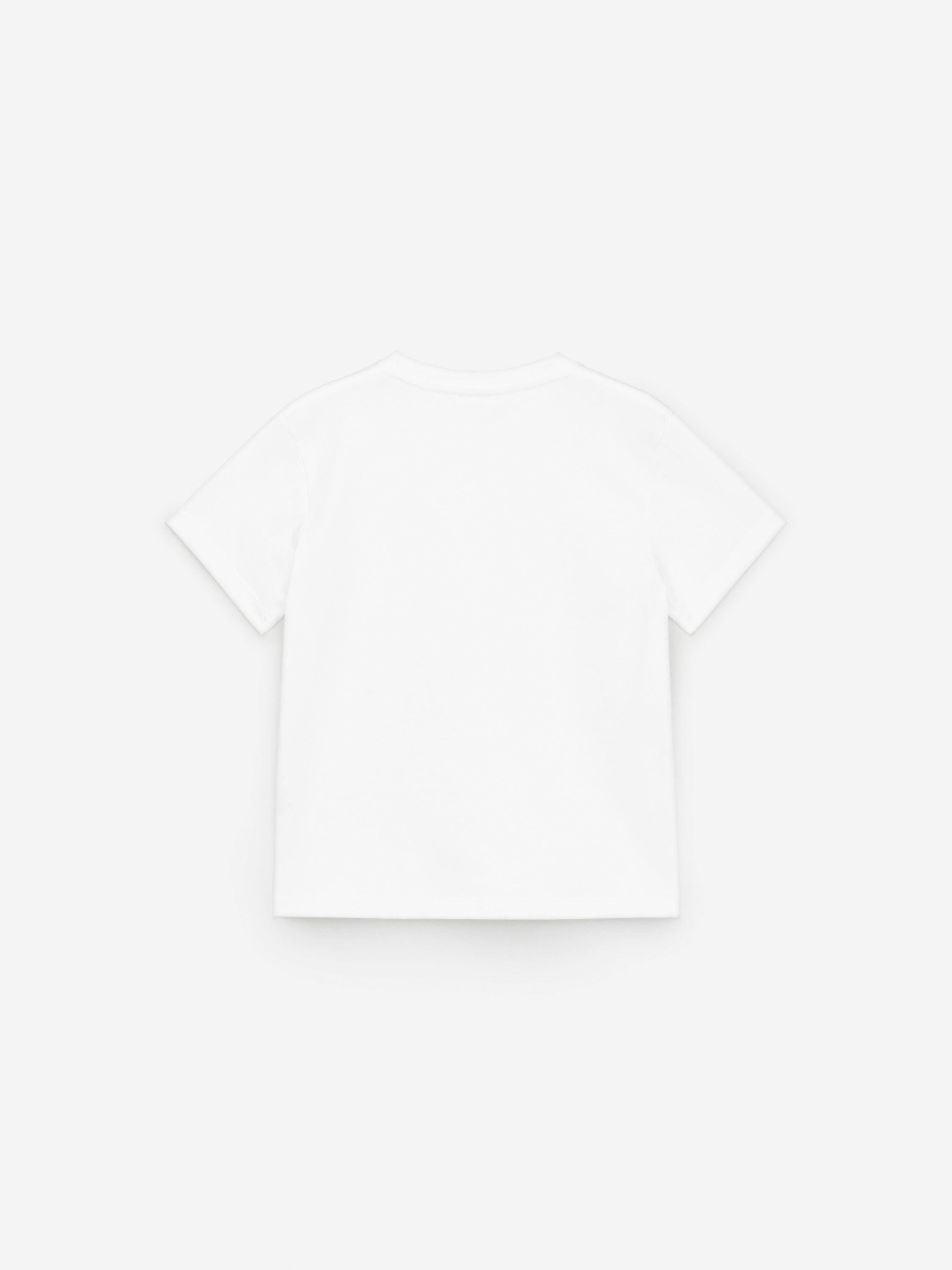 Crew-Neck T-Shirt - White - Image 2