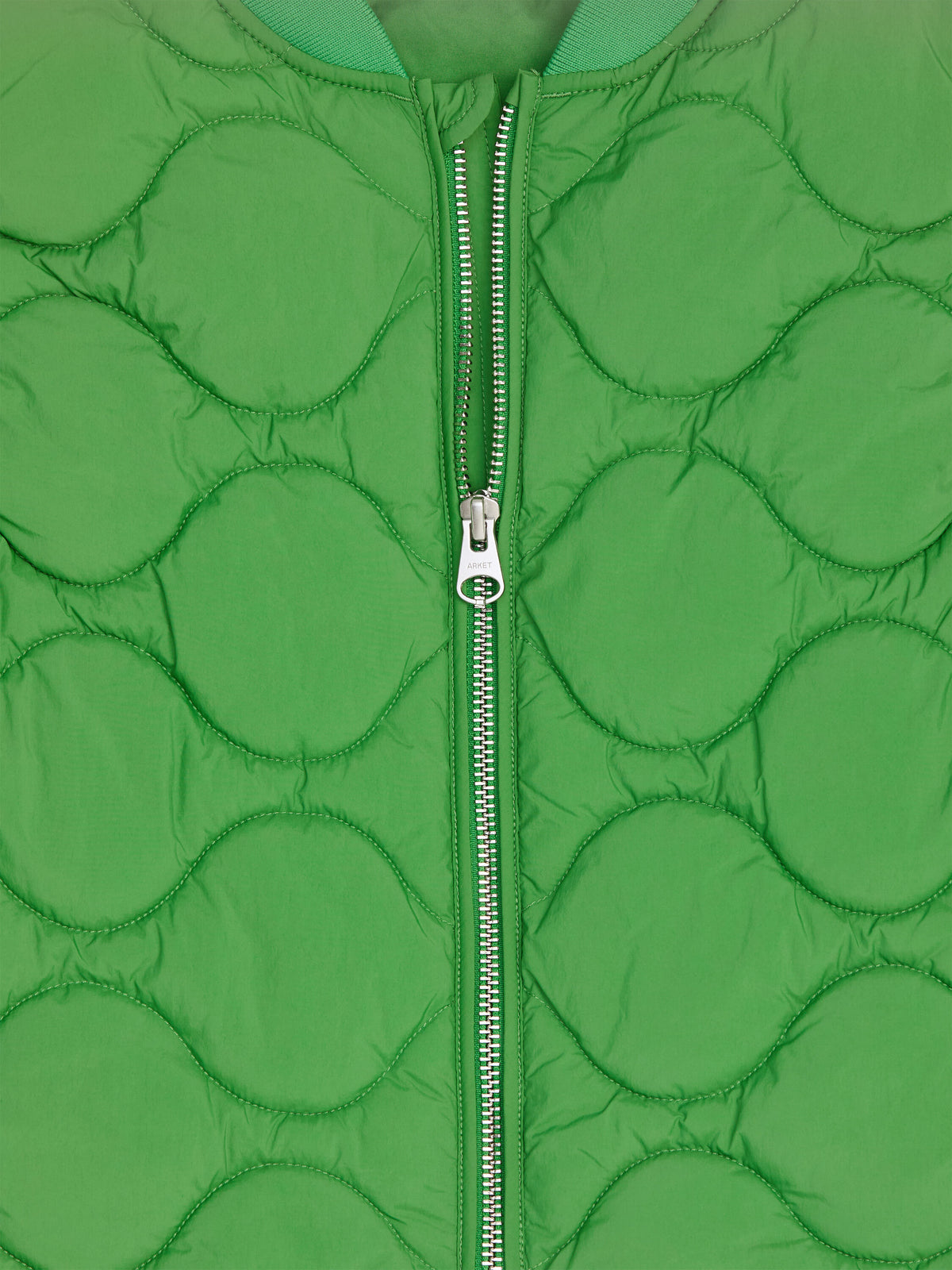 Quilted Vest - Green - Image 5