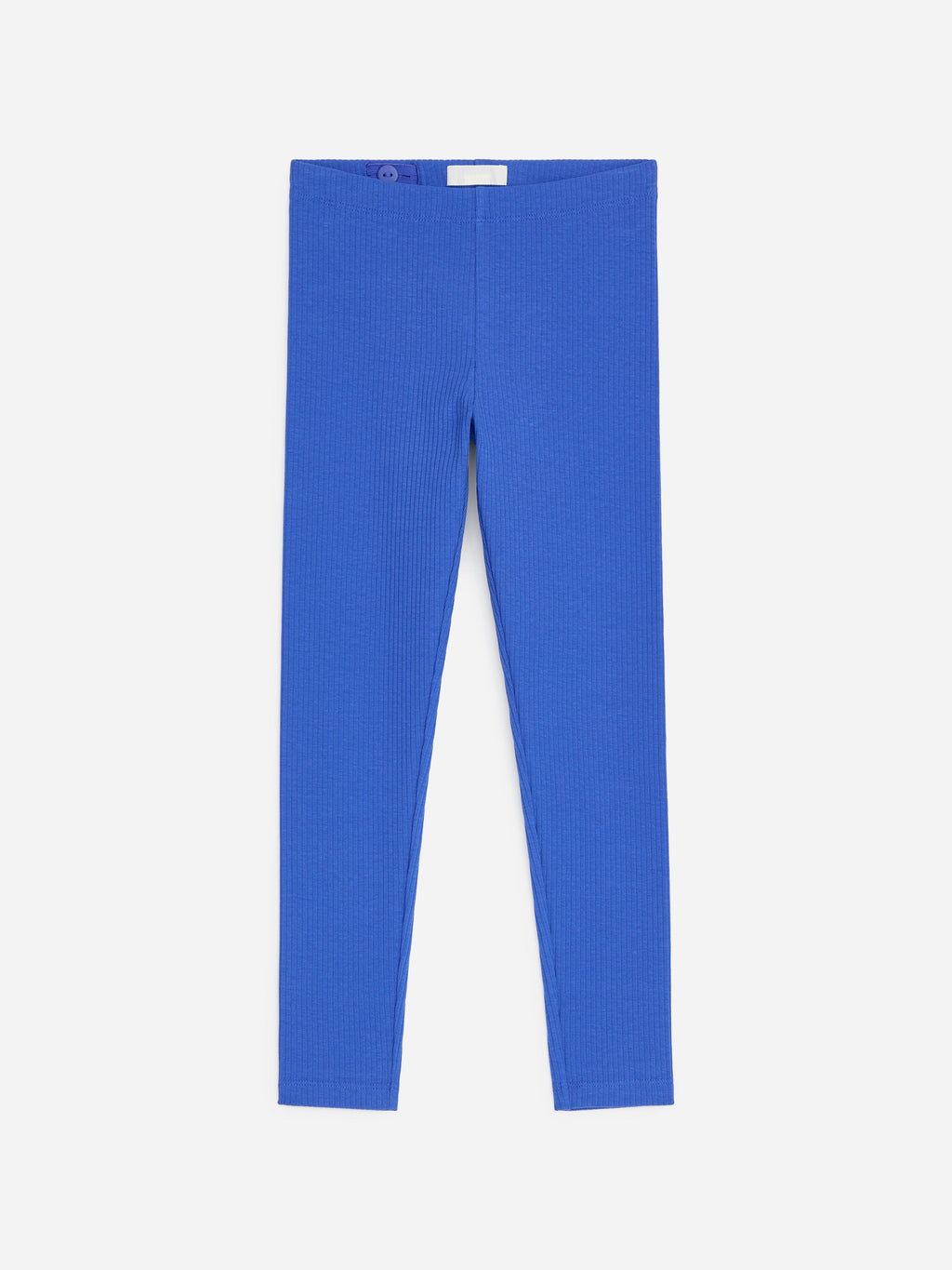 Rib Jersey Leggings - Blue