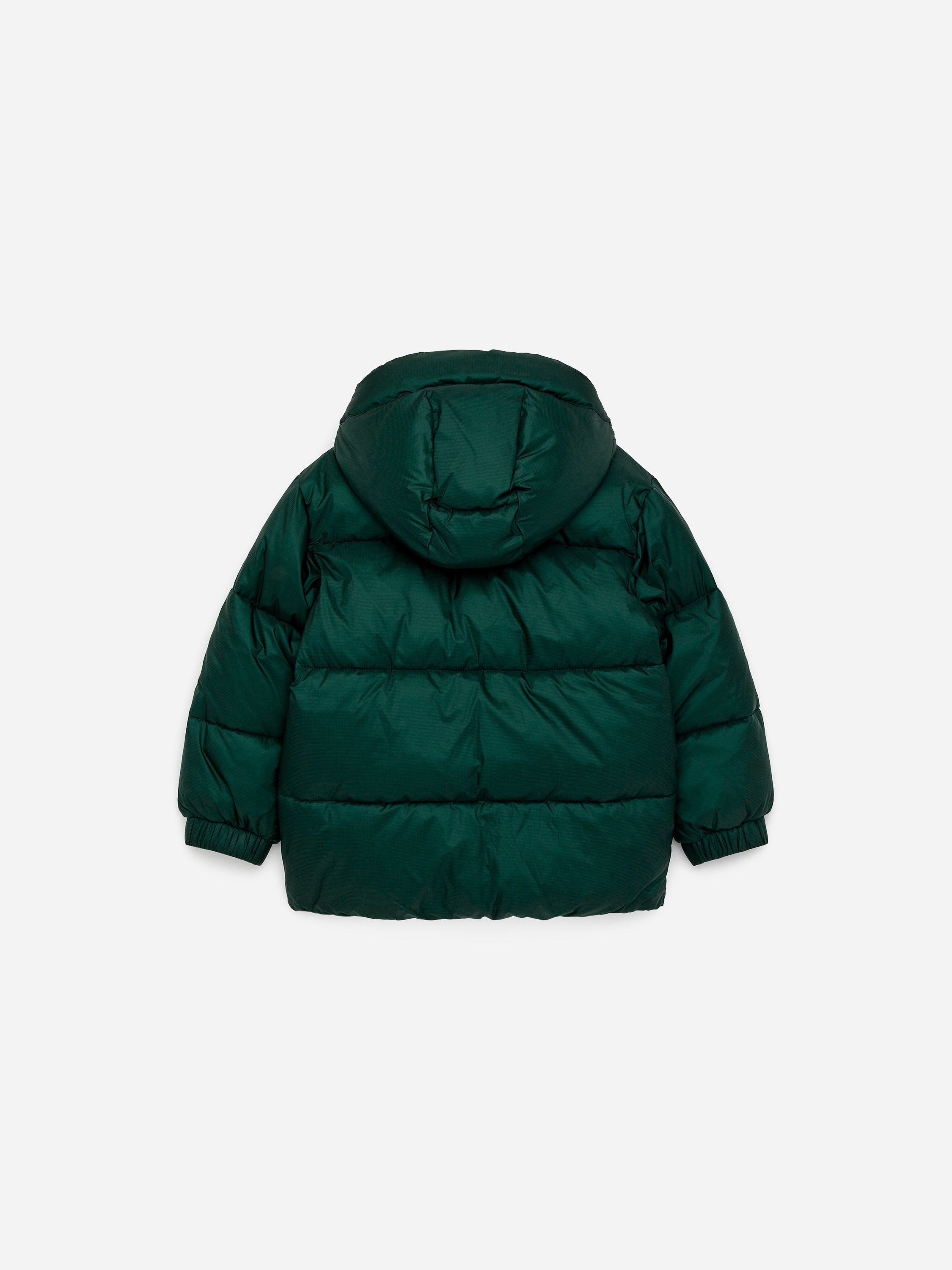 Padded Puffer Jacket - Green - Image 2