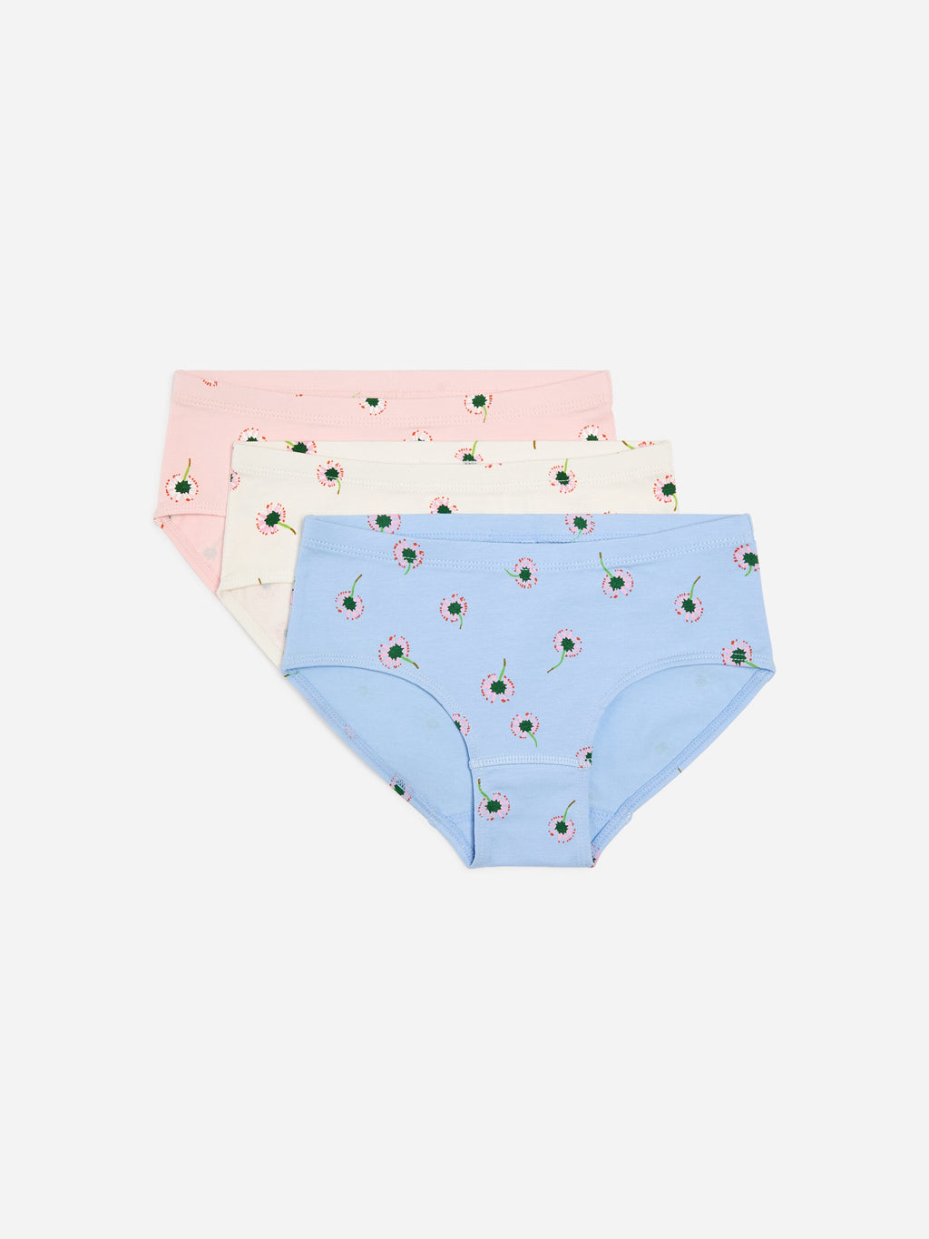 Cotton Jersey Briefs Set of 3 - White