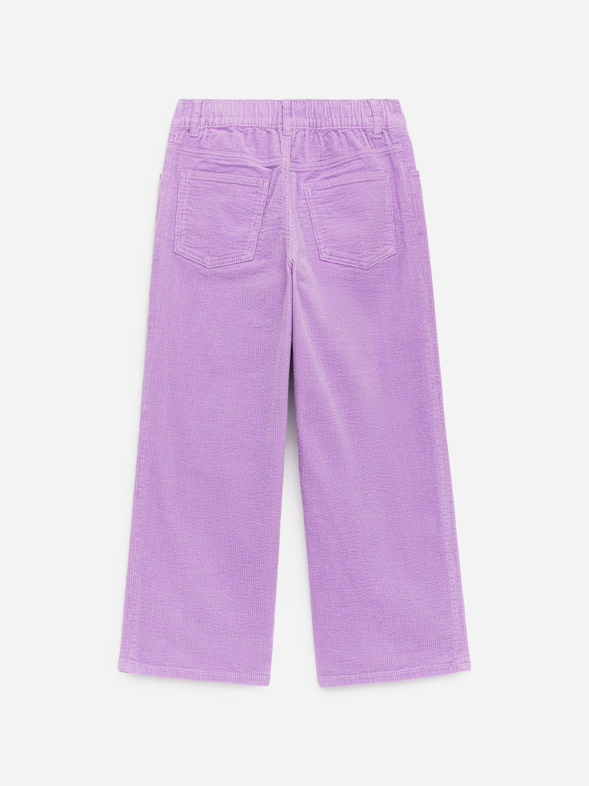 Wide Corduroy Trousers - Purple - Image 2