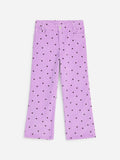 Flared Corduroy Trousers - Purple
