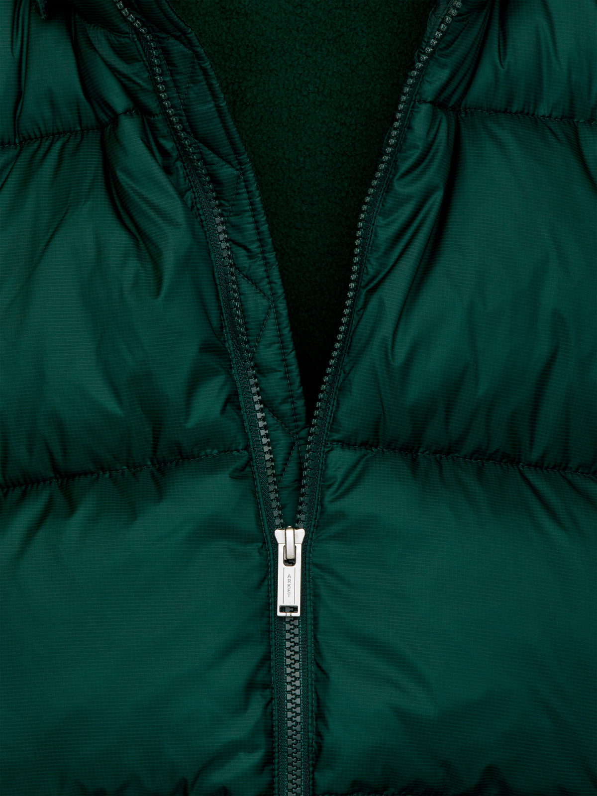 Padded Puffer Jacket - Green - Image 4
