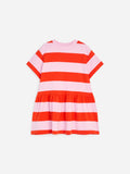 Jersey Frill Dress - Pink