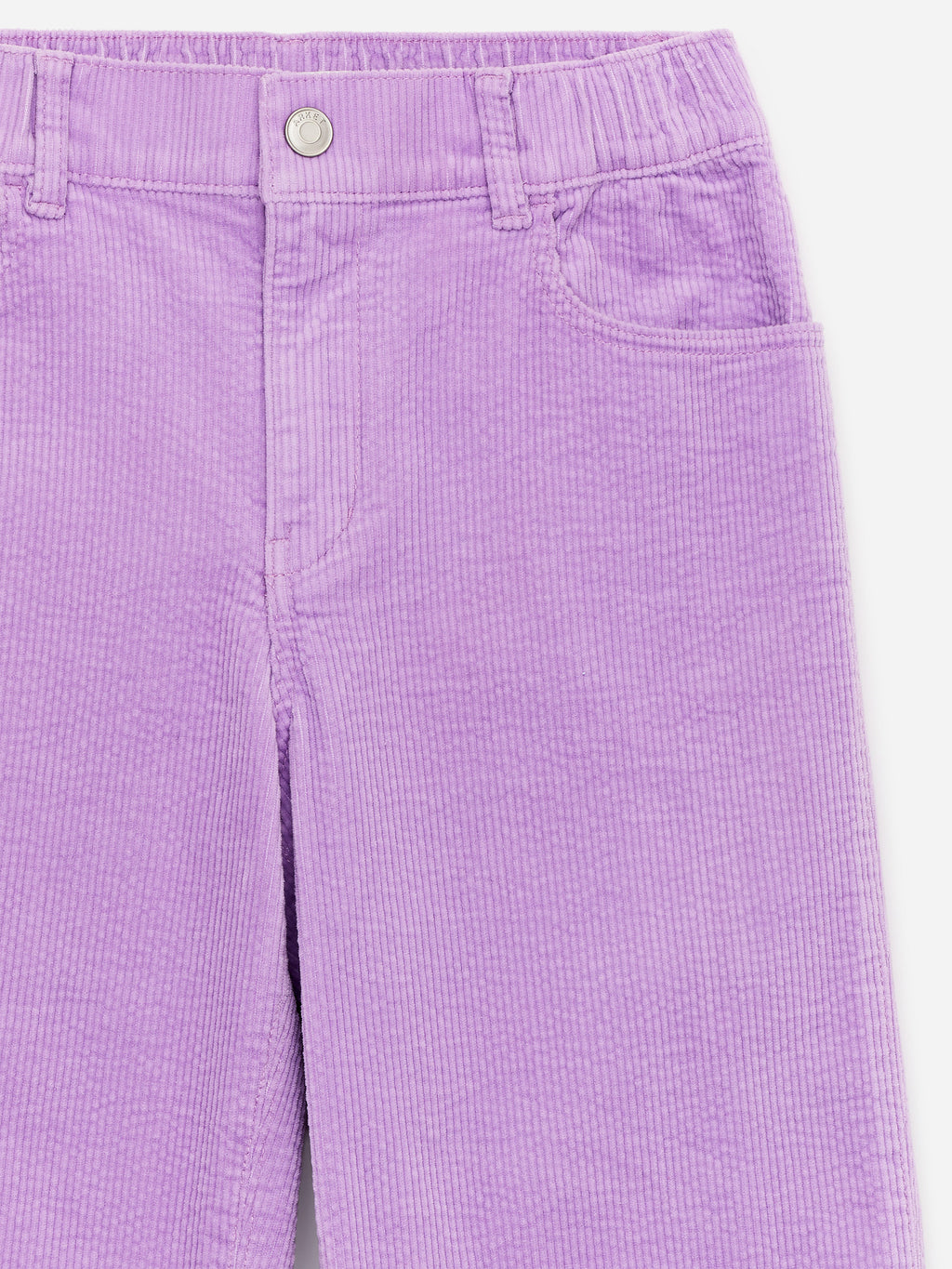 Wide Corduroy Trousers - Purple - Image 3