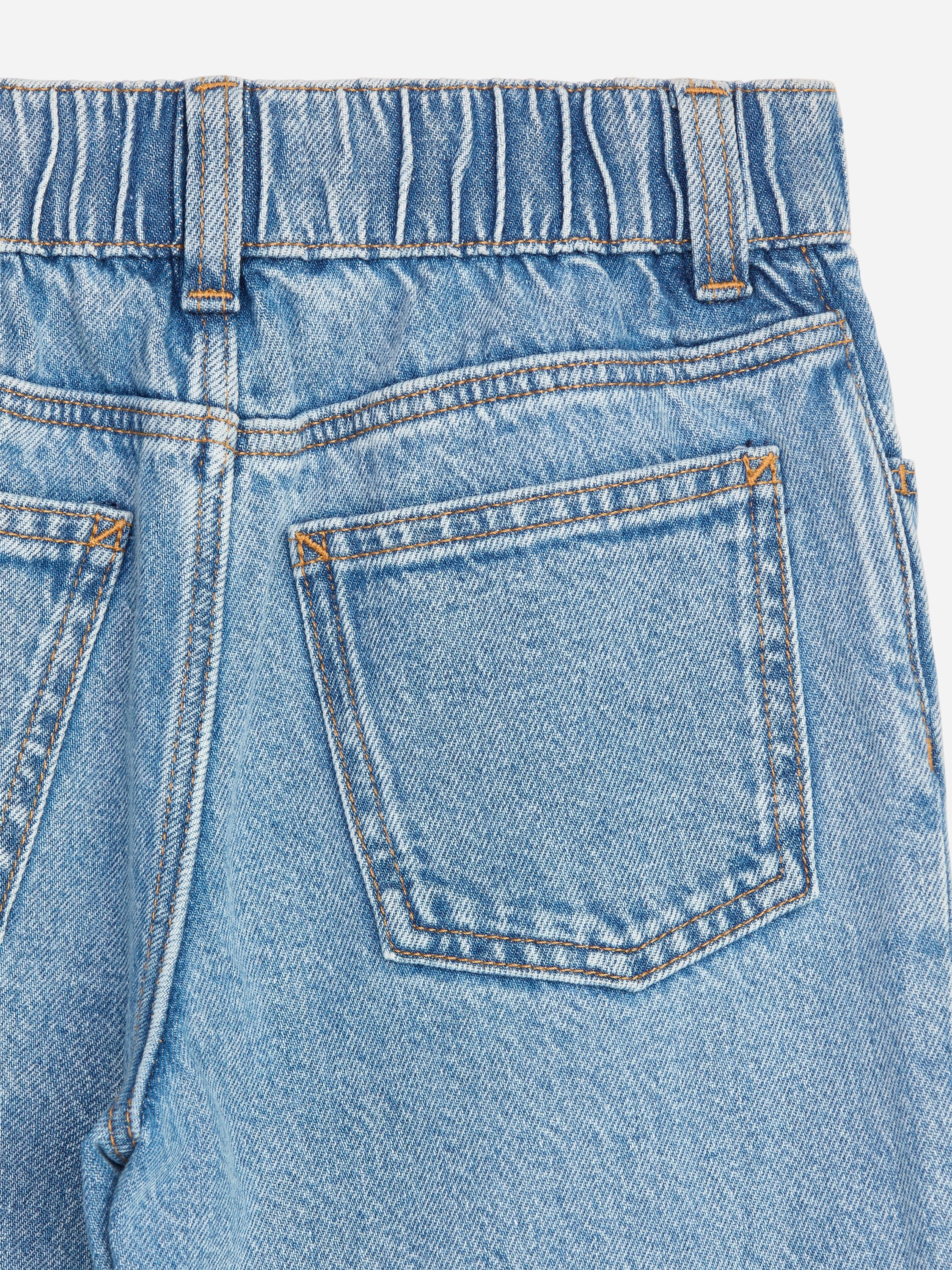 Relaxed Denim Shorts - Blue - Image 6