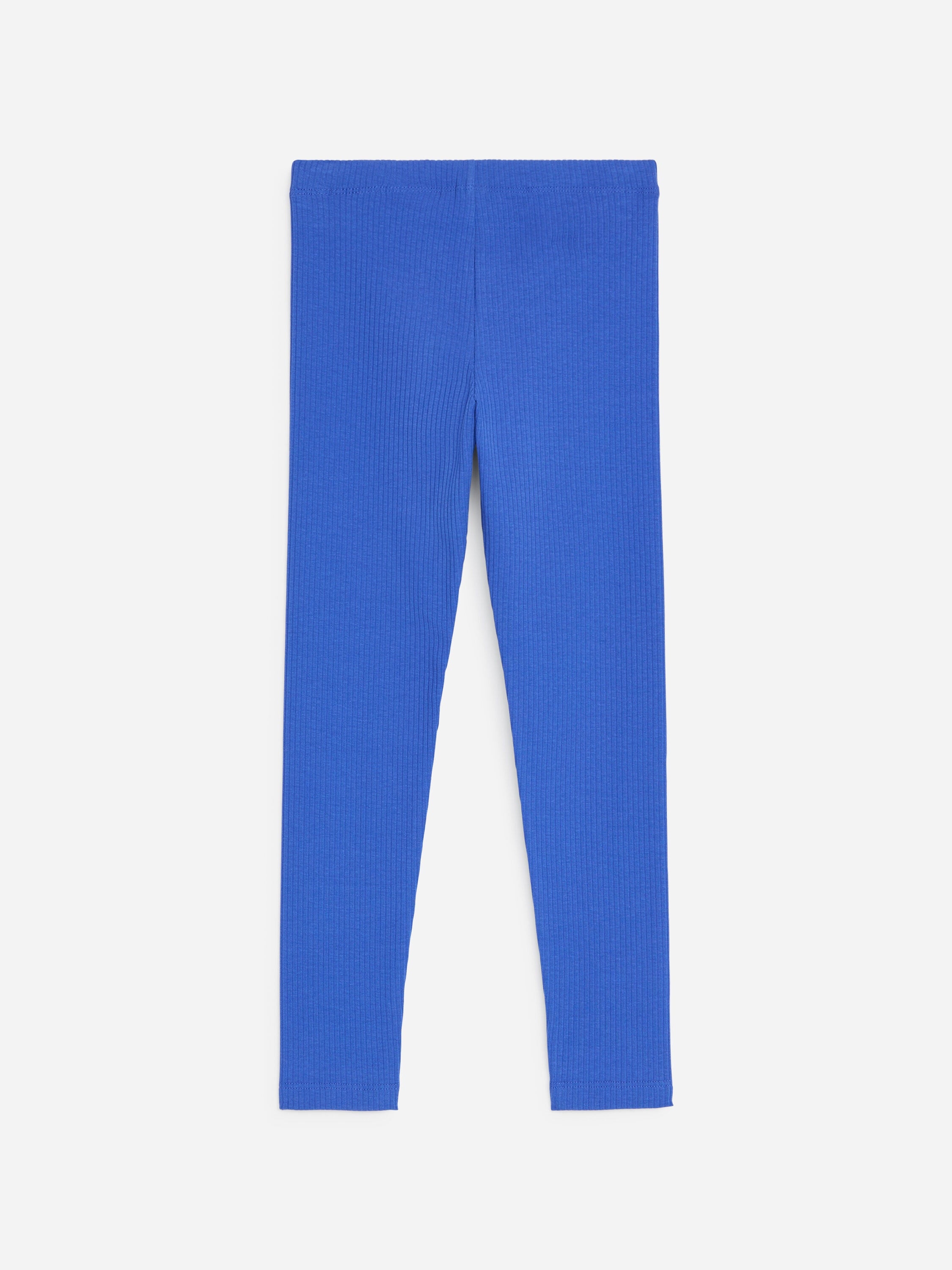 Rib Jersey Leggings - Blue - Image 2