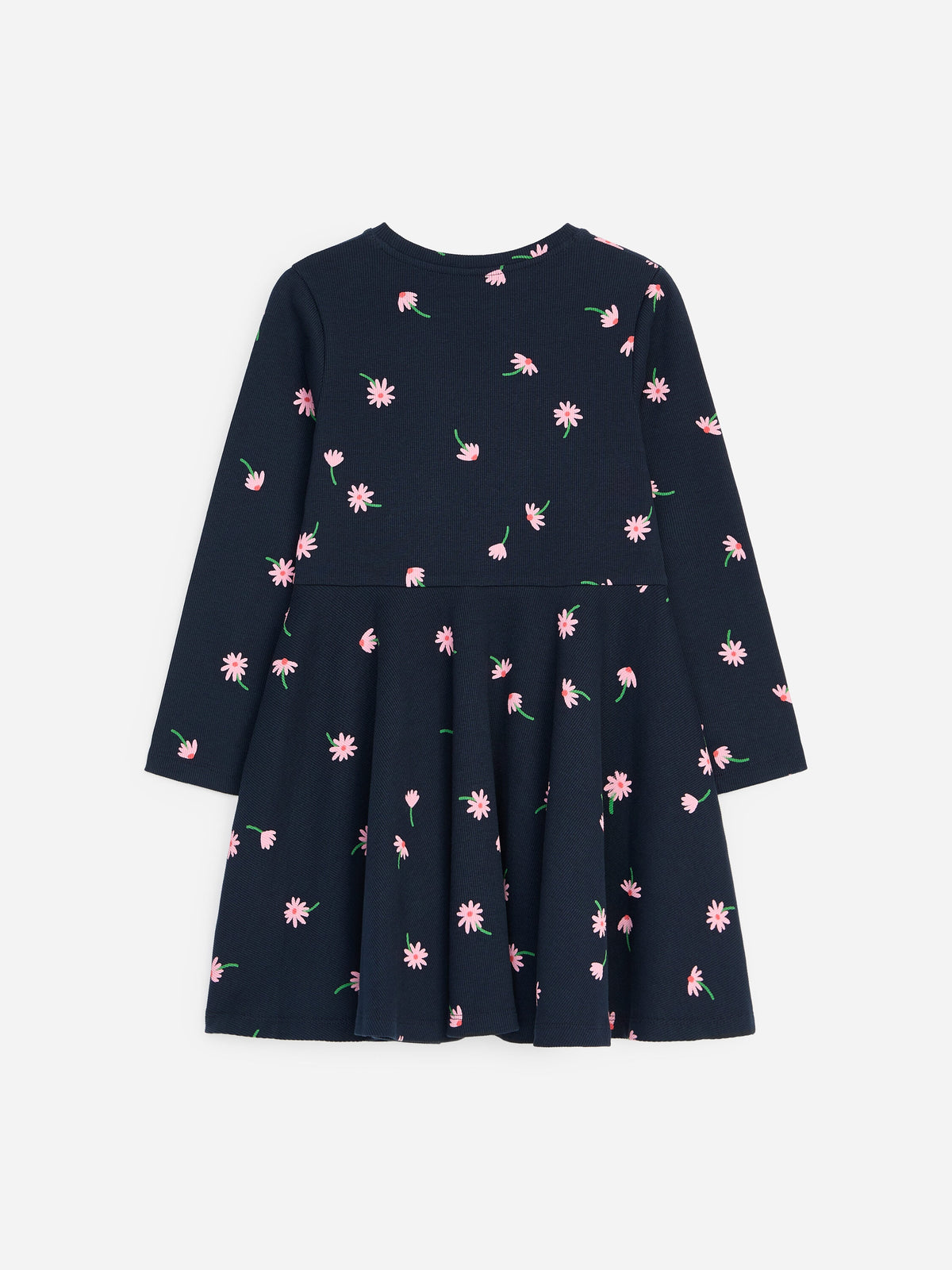 Printed Jersey Dress - Blue - Image 2