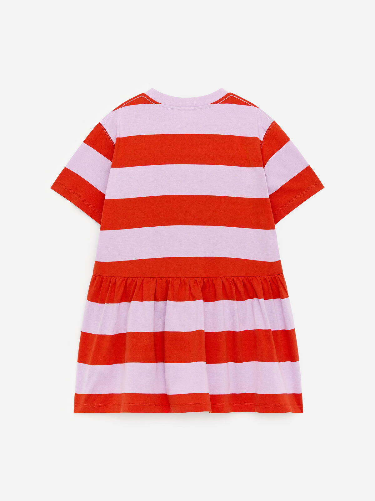 Jersey Frill Dress - Purple - Image 2