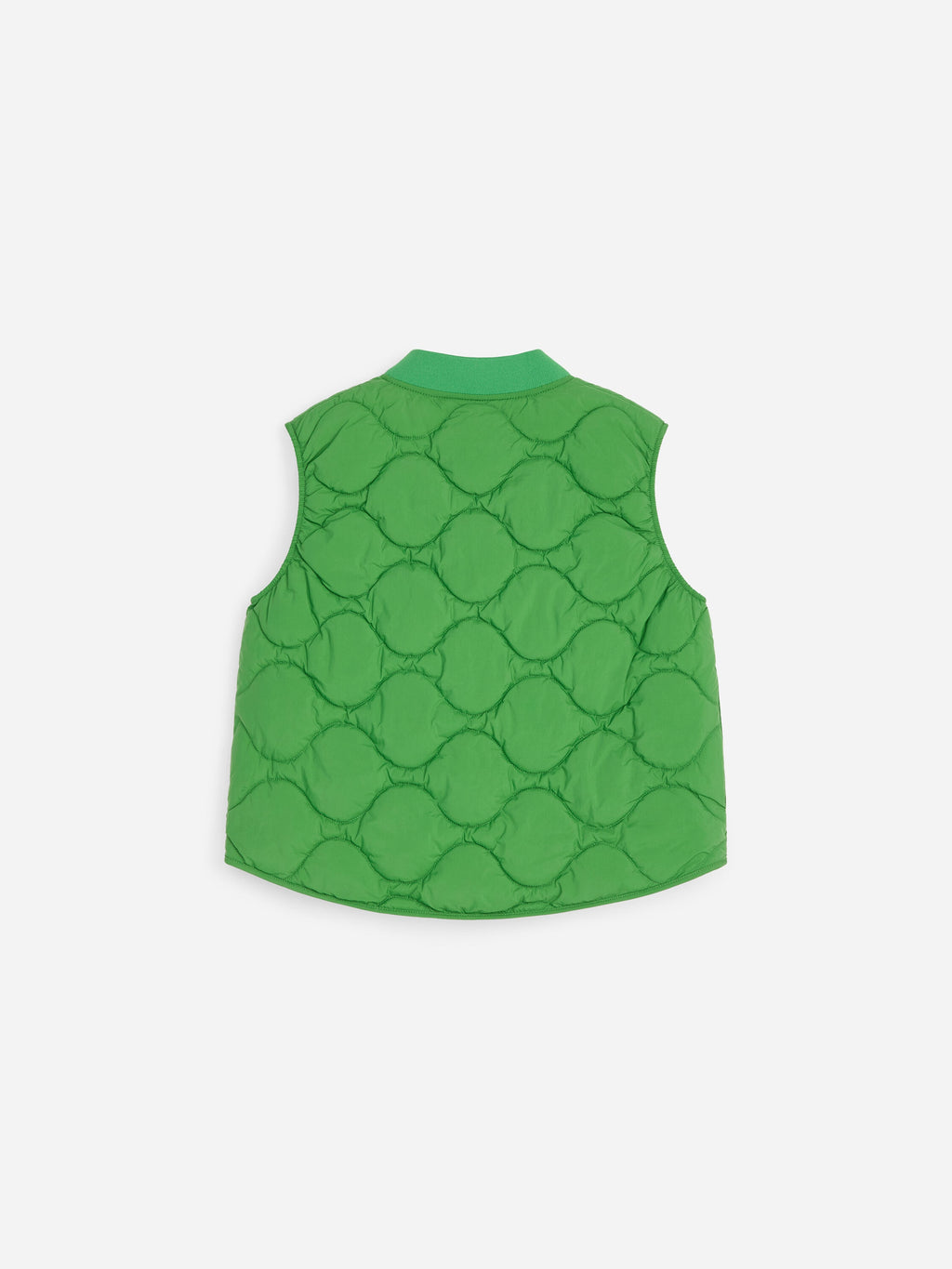 Quilted Vest - Green - Image 3