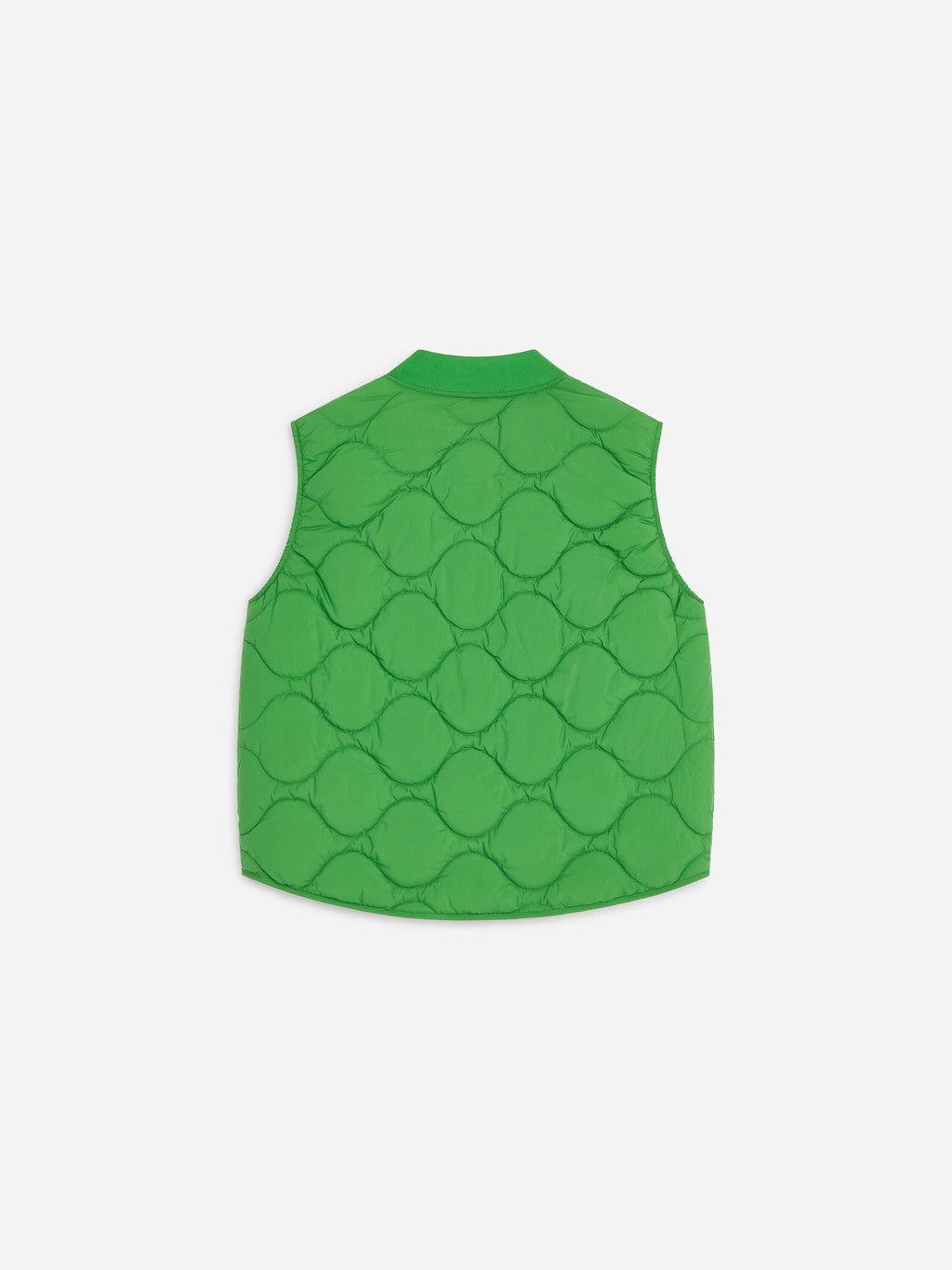 Quilted Vest - Green - Image 4