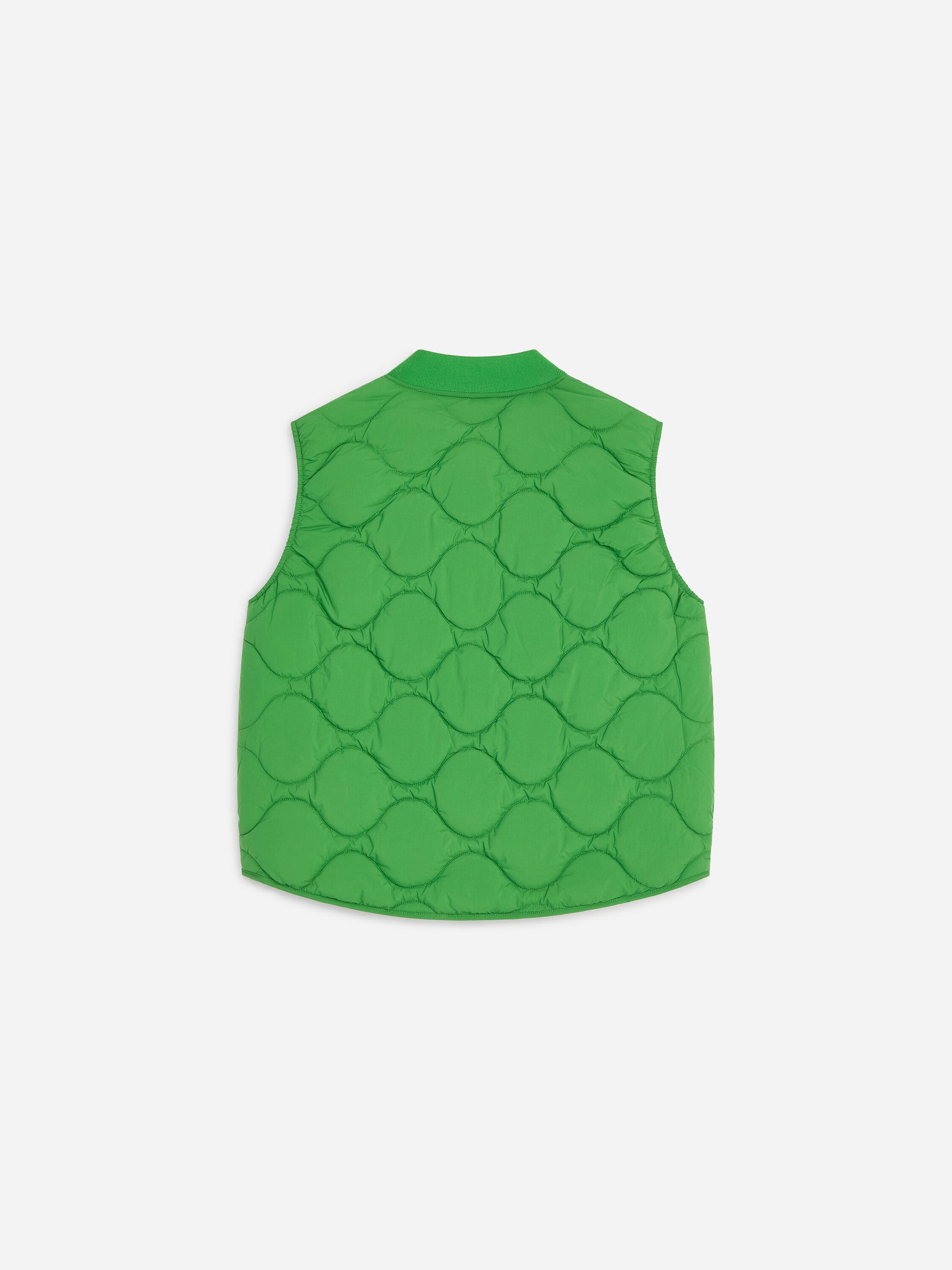 Quilted Vest - Green - Image 4