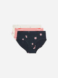 Cotton Jersey Briefs Set of 3 - Blue