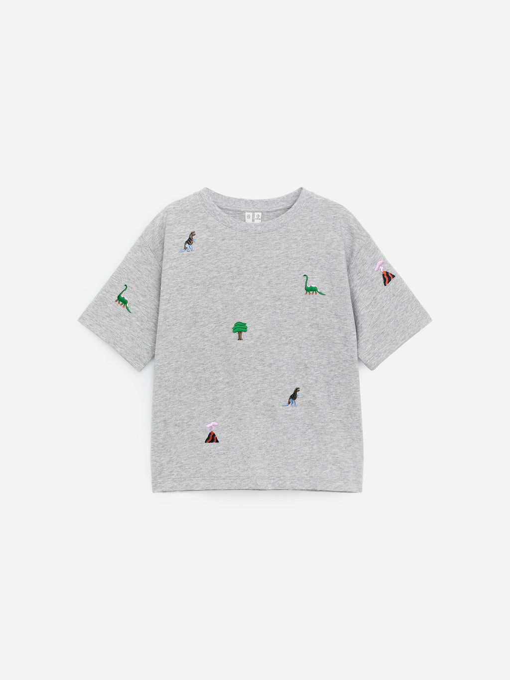 Embroidered T-Shirt - Grey