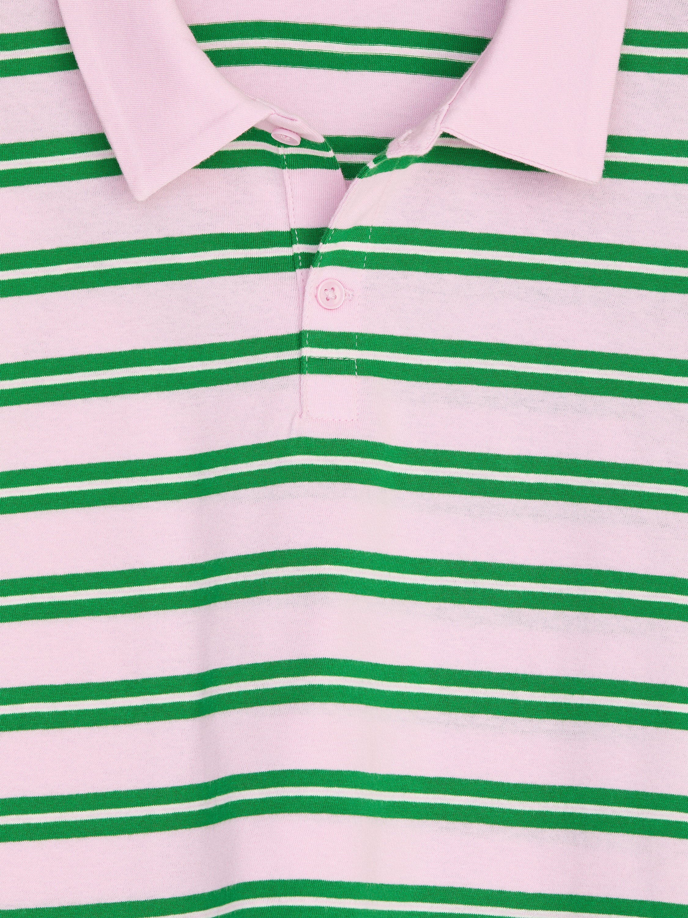 Relaxed Polo Shirt - Green - Image 3
