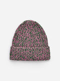 Marble-Knit Cotton Beanie - Green
