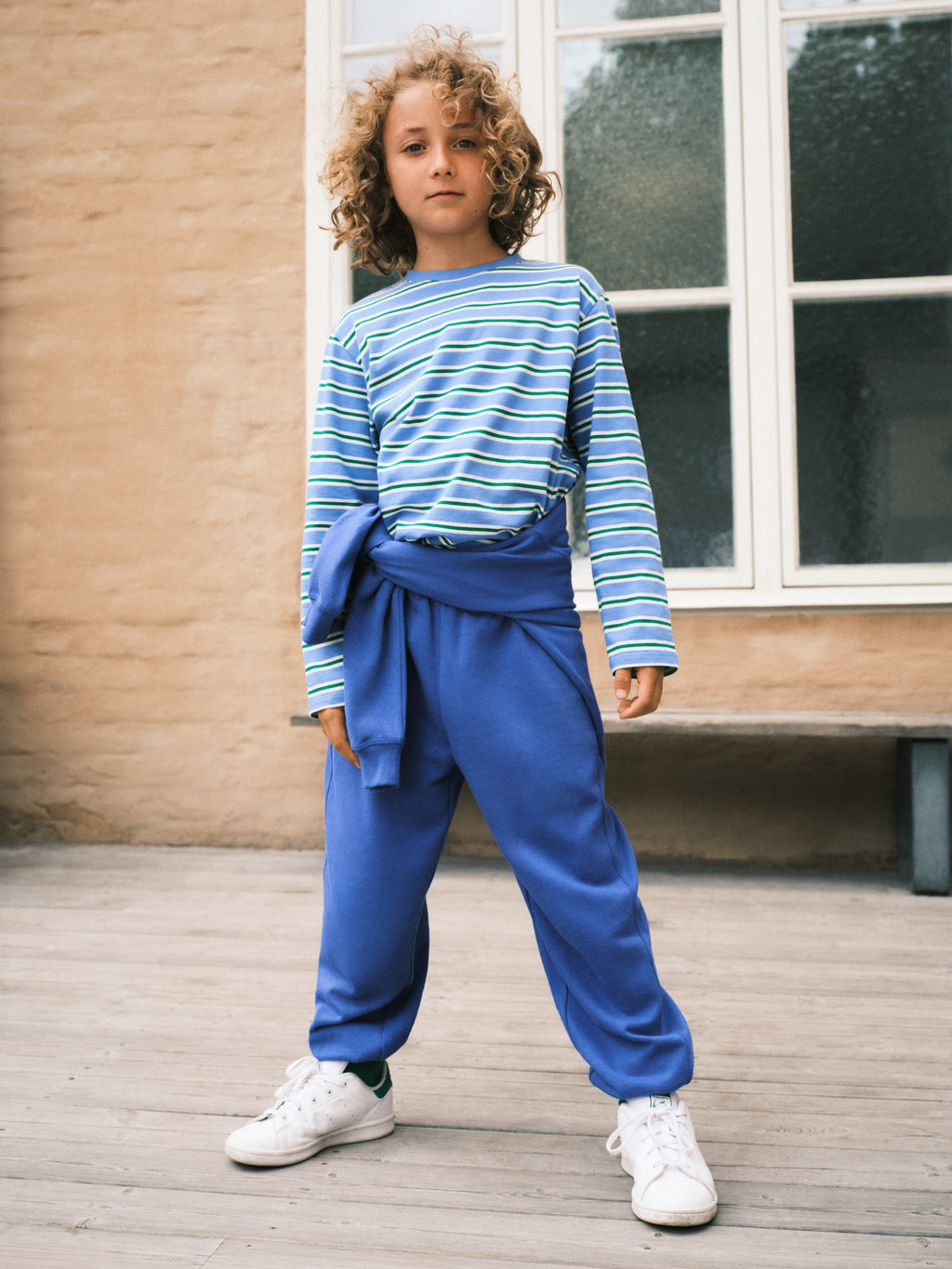 Relaxed Sweatpants - Blue - Image 4