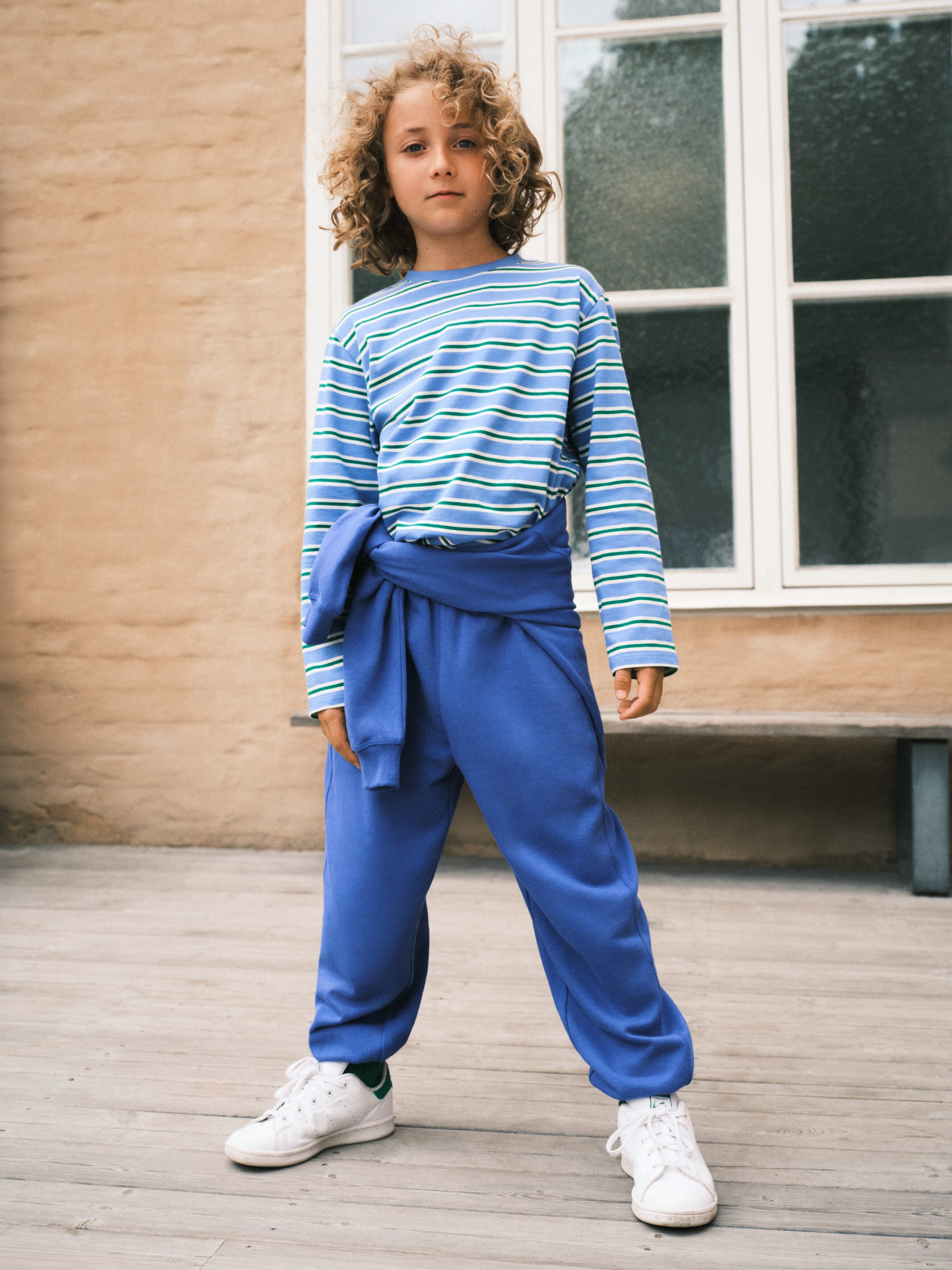 Relaxed Sweatpants - Blue - Image 4