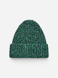 Marble-Knit Cotton Beanie - Blue