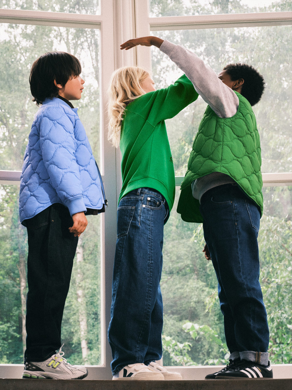 Quilted Vest - Green - Image 7