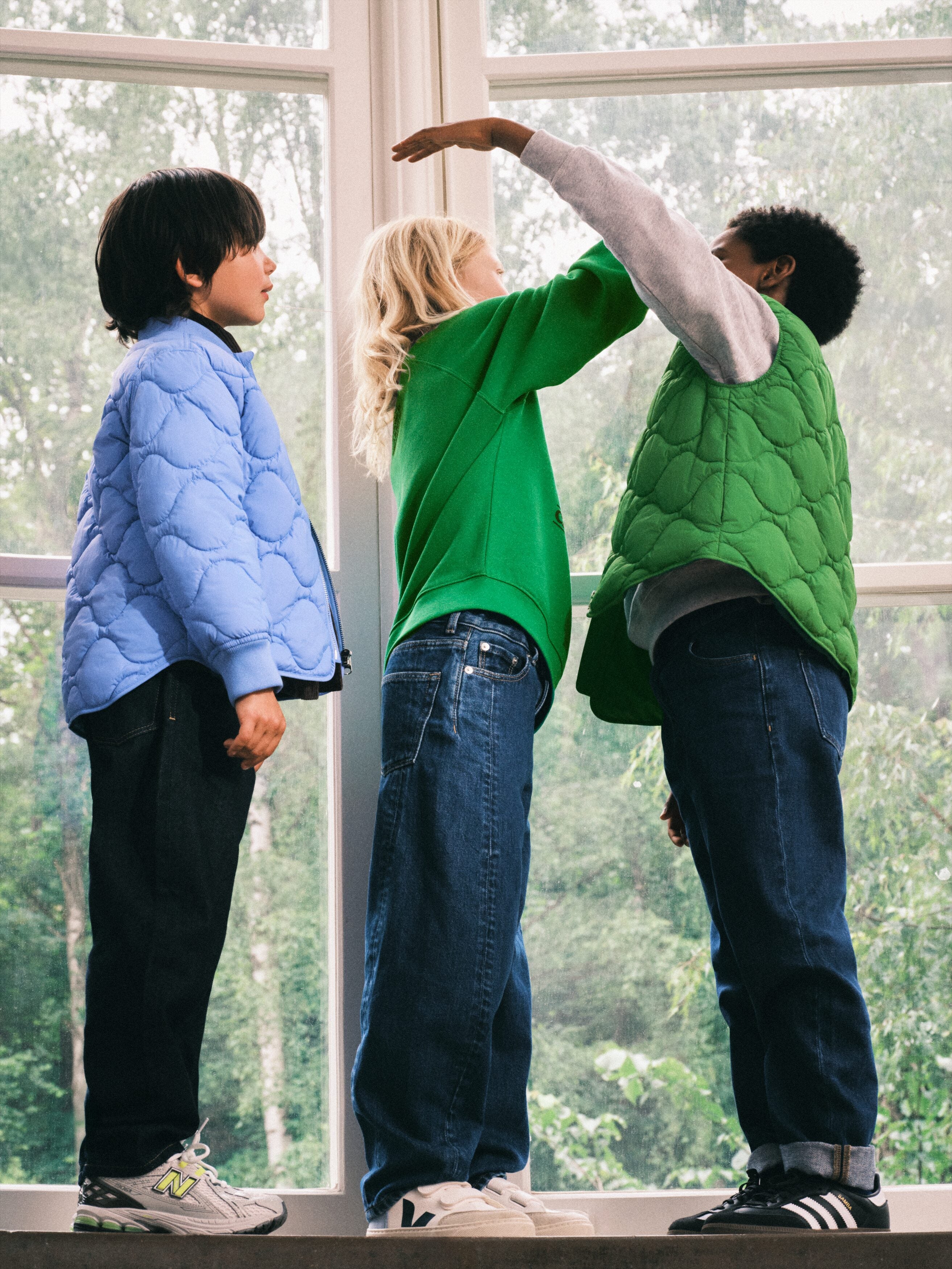 Quilted Vest - Green - Image 7