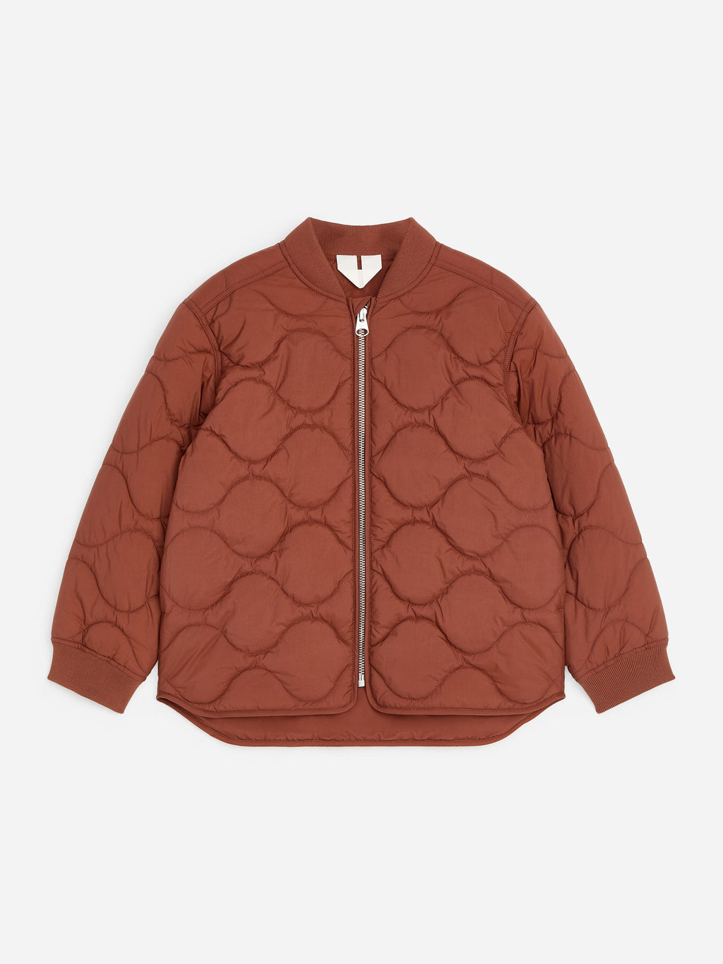 Quilted Lightweight Jacket - Brown