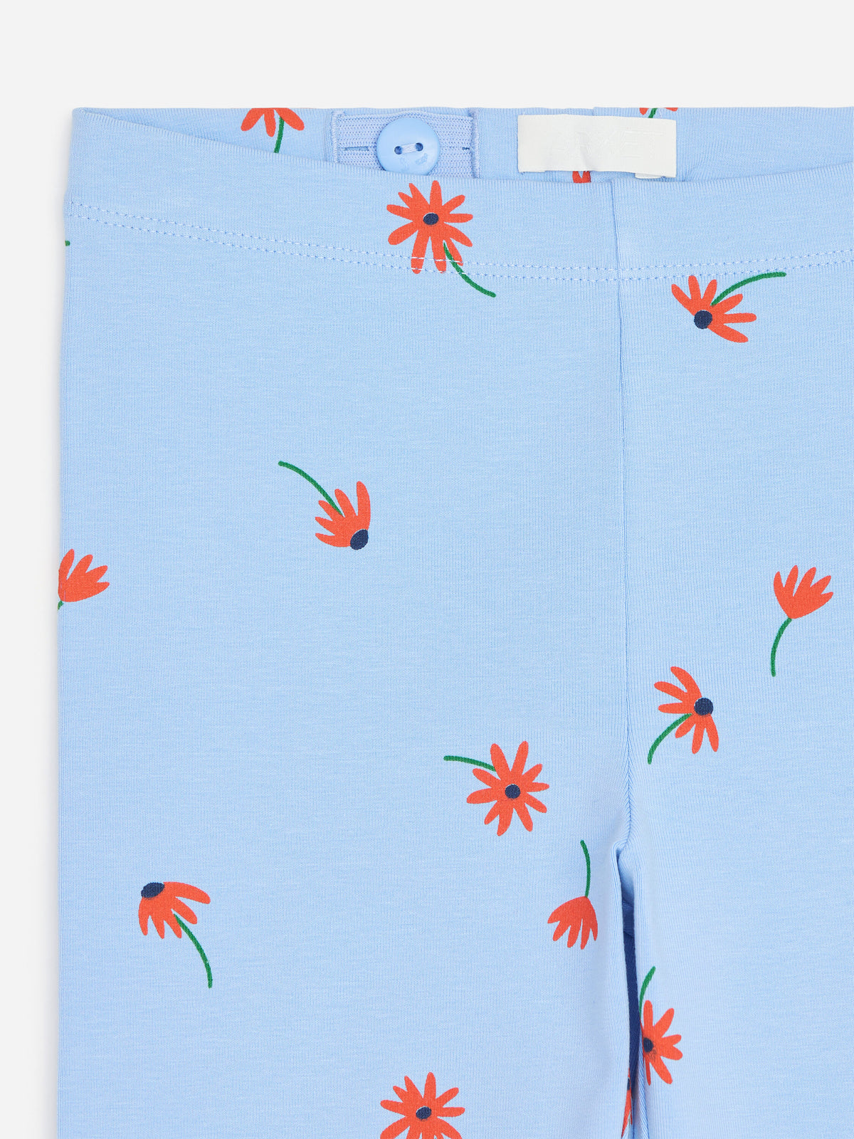 Printed Jersey Leggings - Blue - Image 3