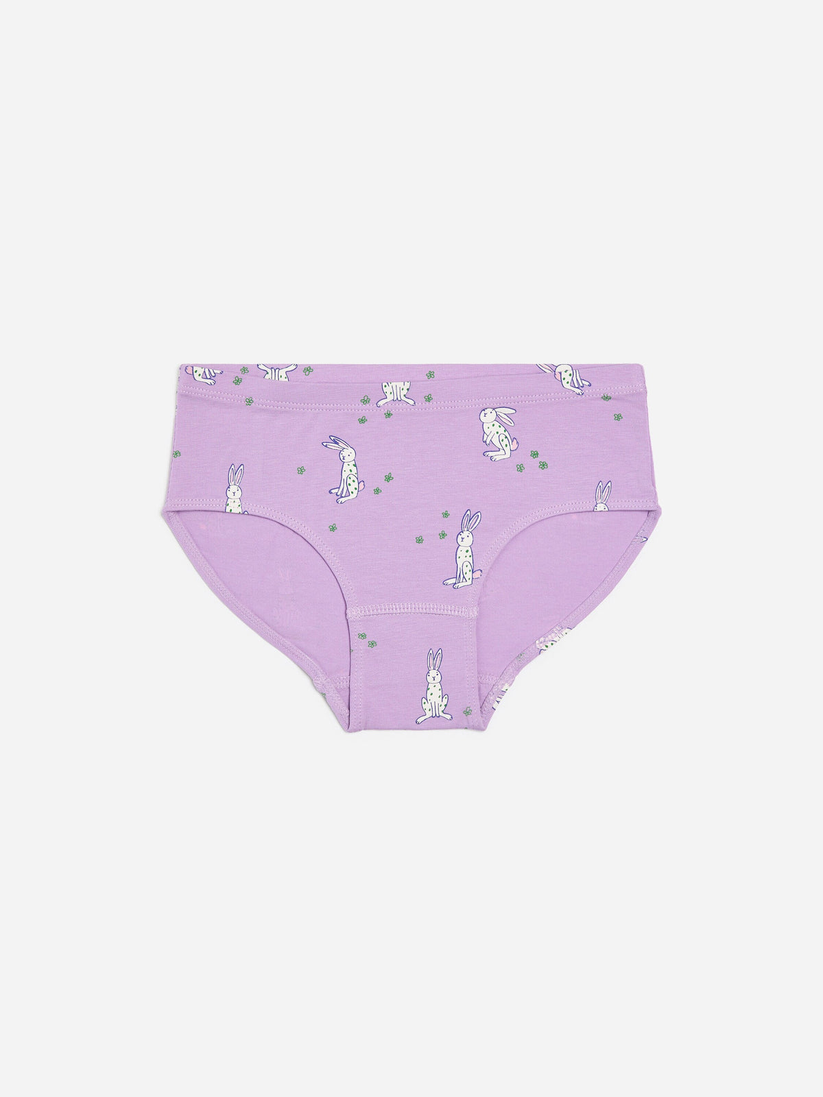 Cotton Jersey Briefs Set of 3 - Purple - Image 2