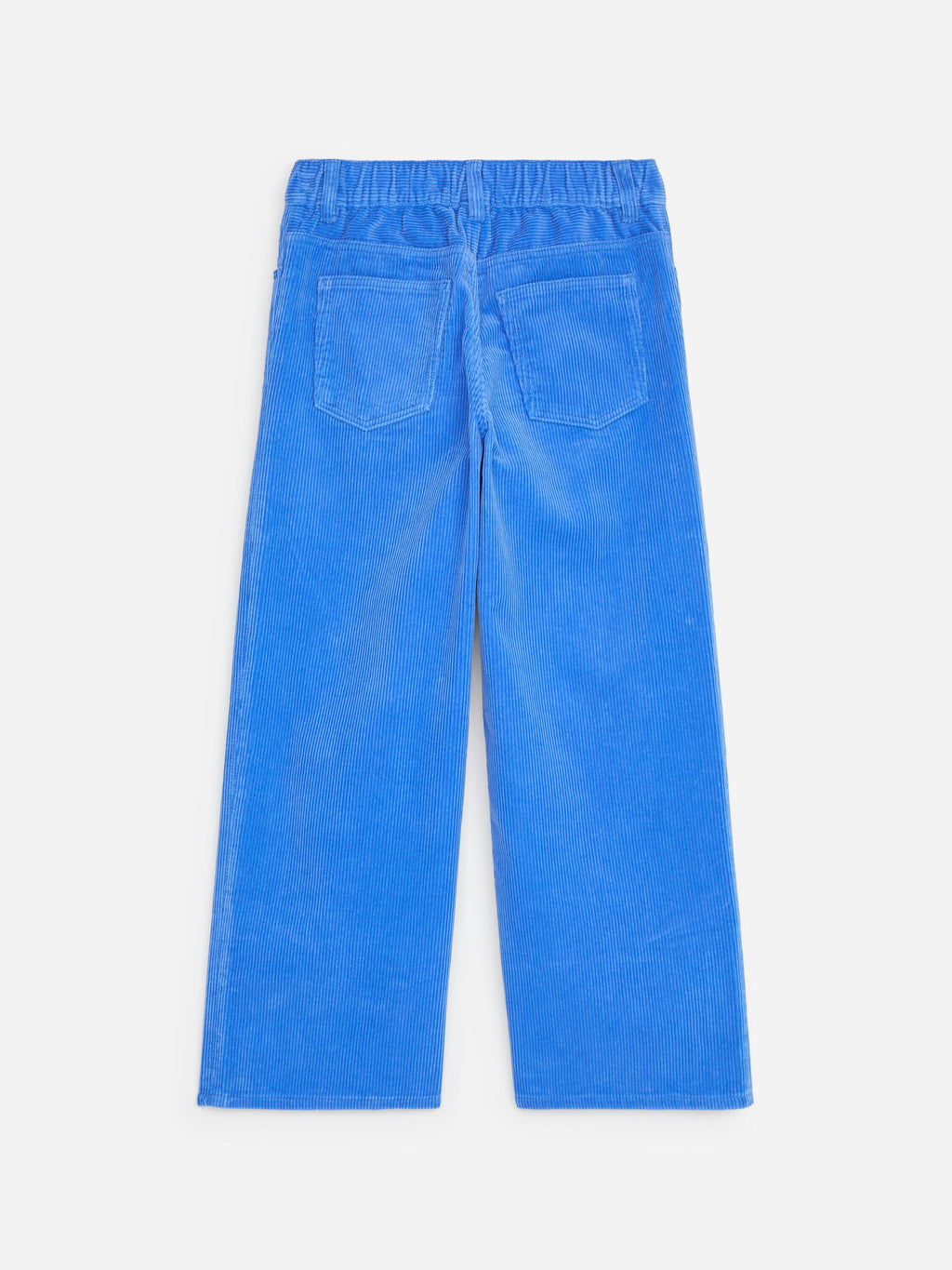 Wide Corduroy Trousers - Blue - Image 2