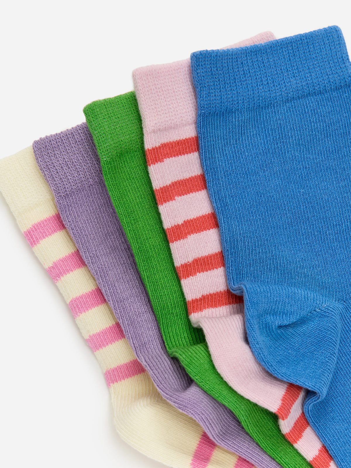 Cotton Socks Set of 5 - Purple - Image 2