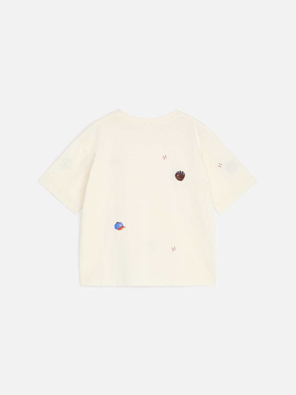 Embroidered T-Shirt - White - Image 2
