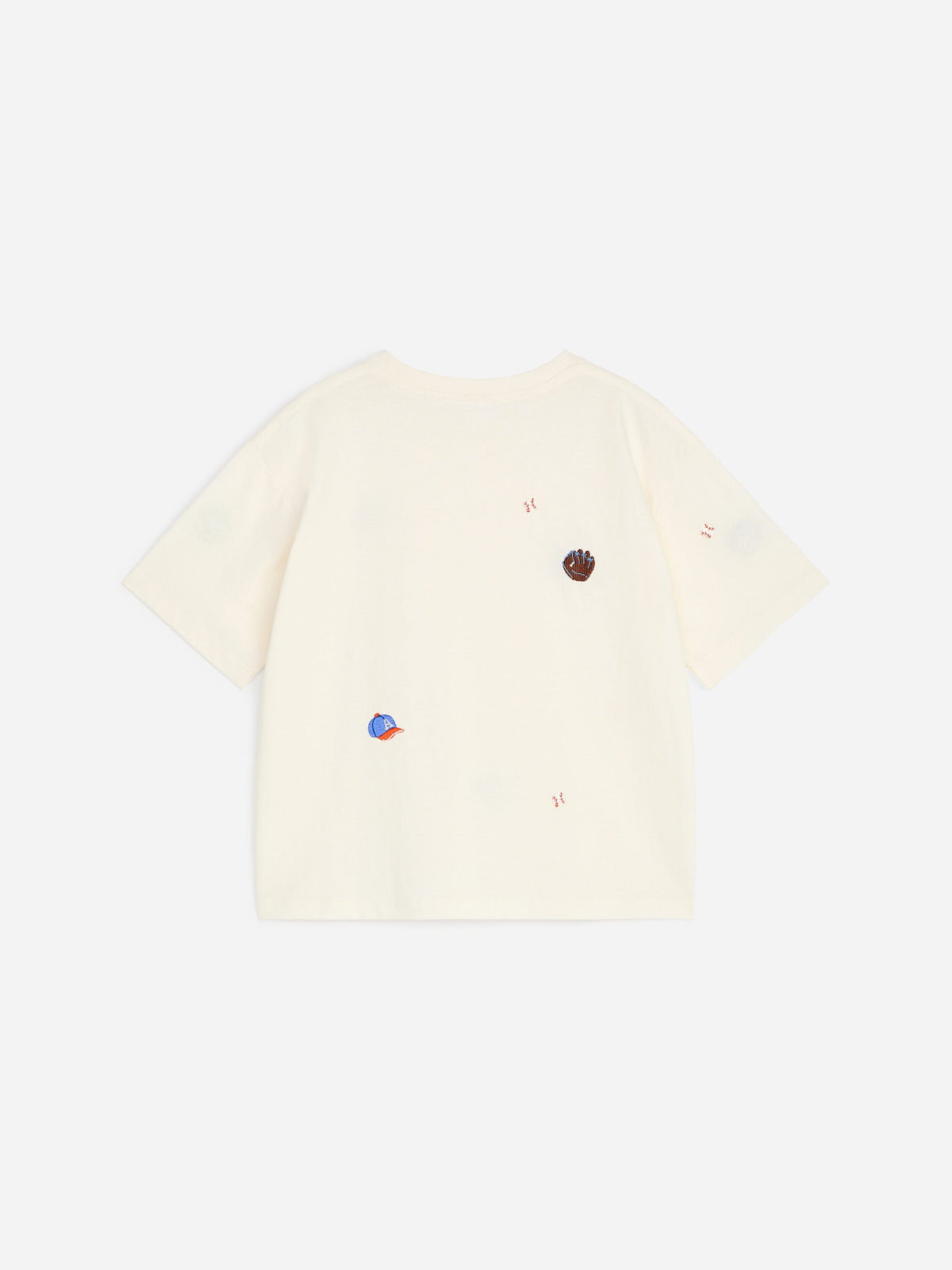 Embroidered T-Shirt - White - Image 2
