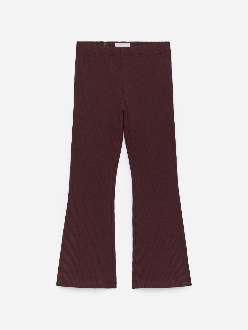 Flared Rib Leggings Set of 2 - Red - Image 3