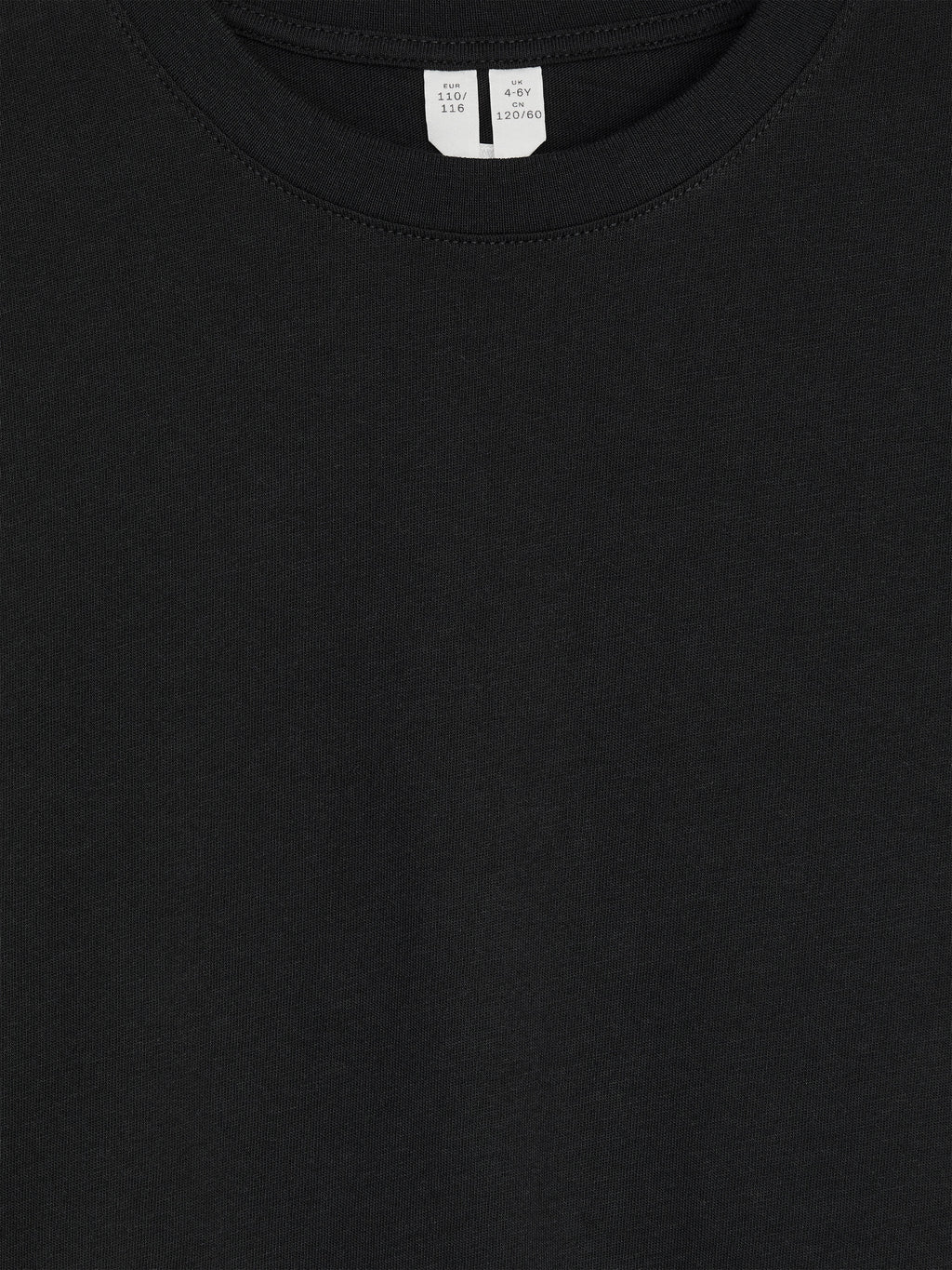 Crew-Neck T-Shirt - Black - Image 3