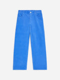 Wide Corduroy Trousers - Blue