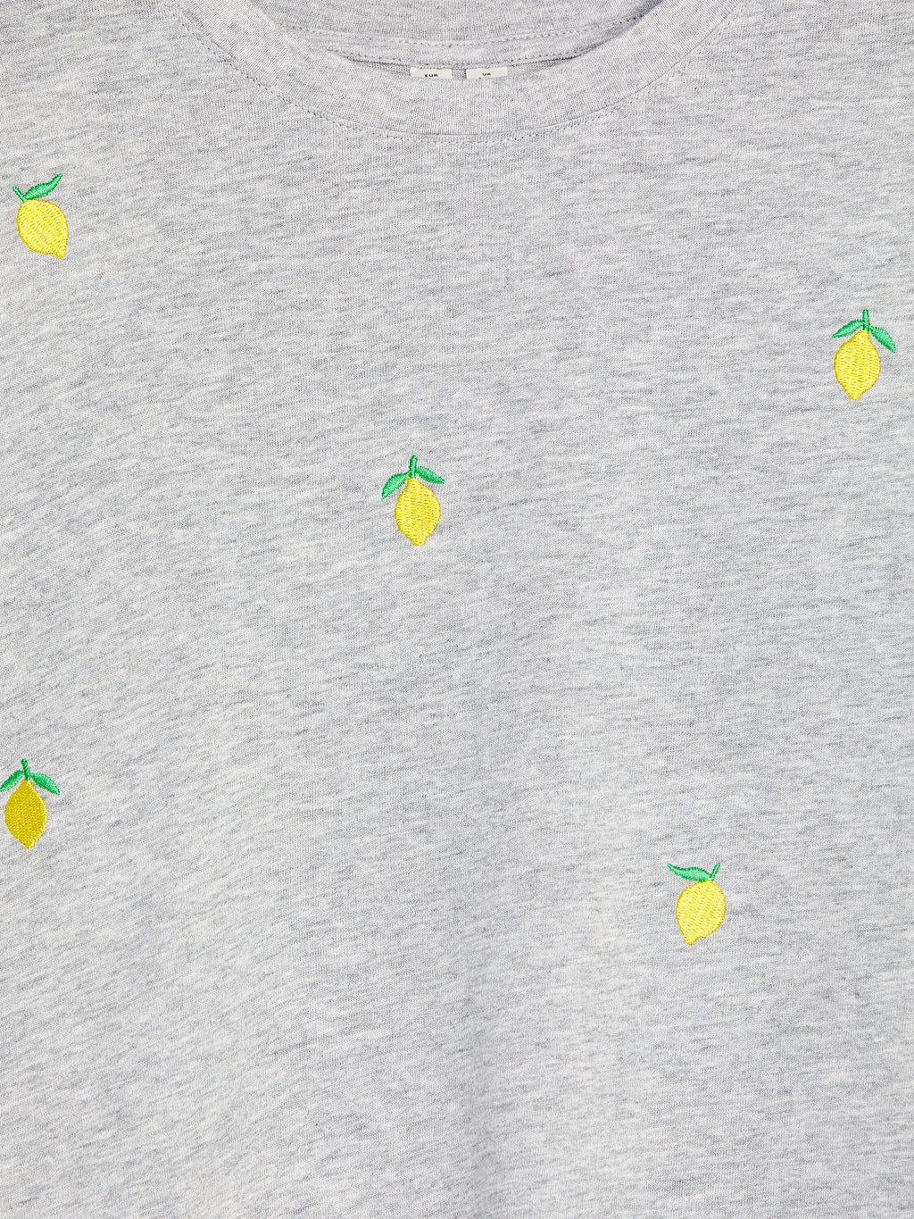 Embroidered T-Shirt - Grey - Image 3