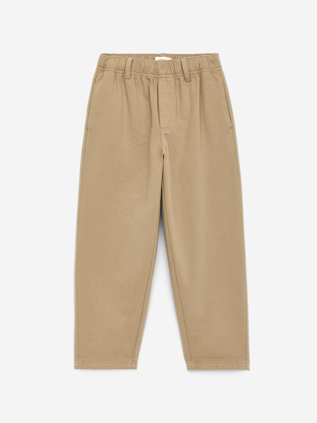 Tapered Cotton Chinos - Beige