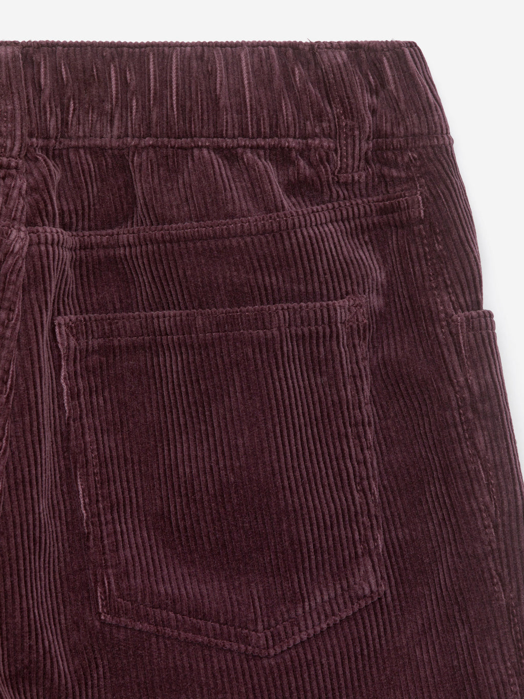 Wide Corduroy Trousers - Pink - Image 3