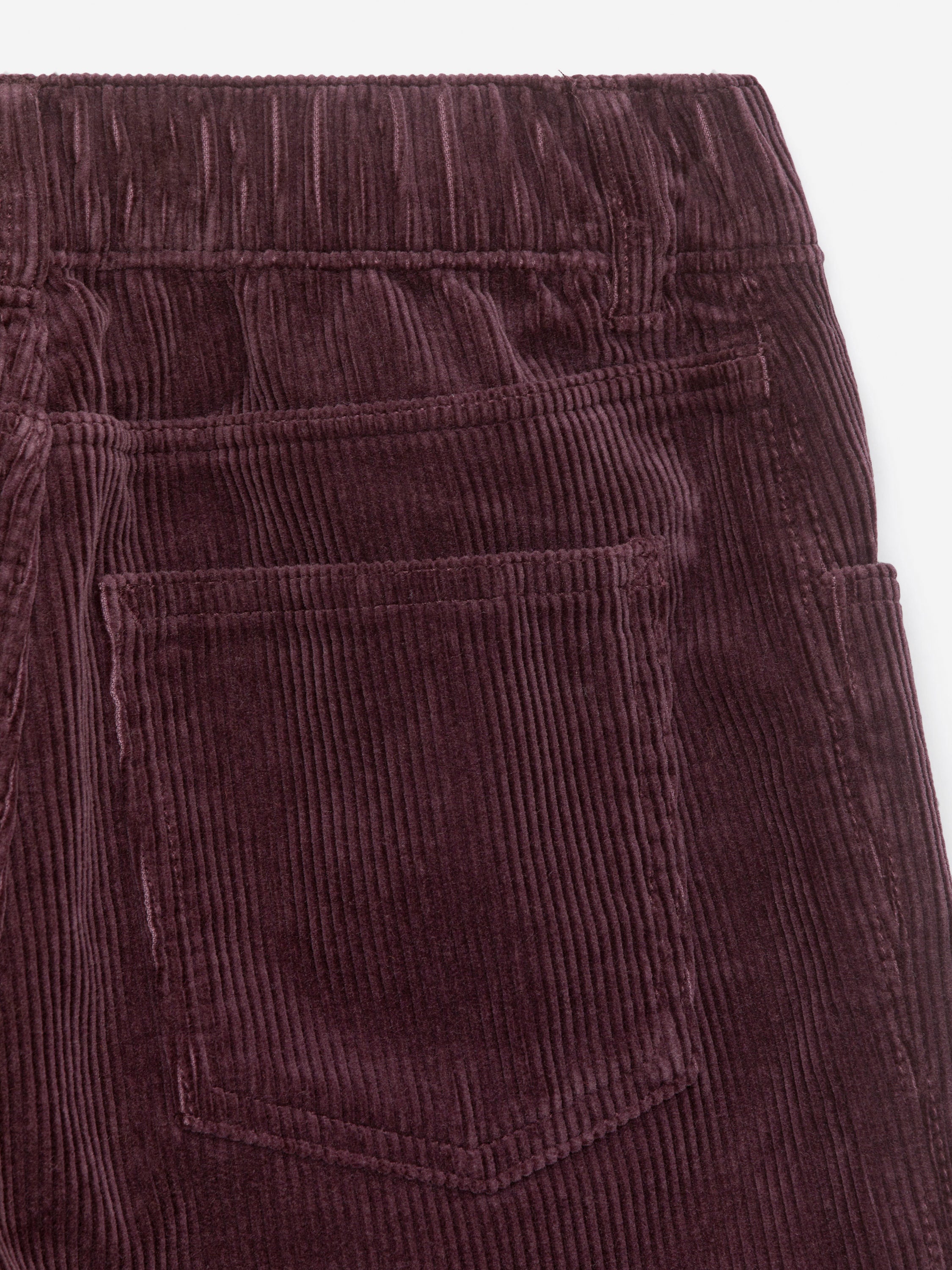 Wide Corduroy Trousers - Pink - Image 3