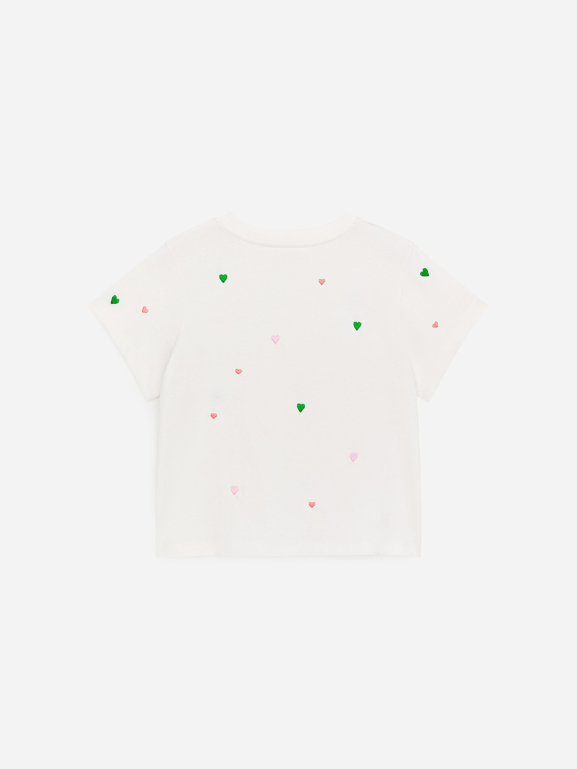 Embroidered T-Shirt - White - Image 2