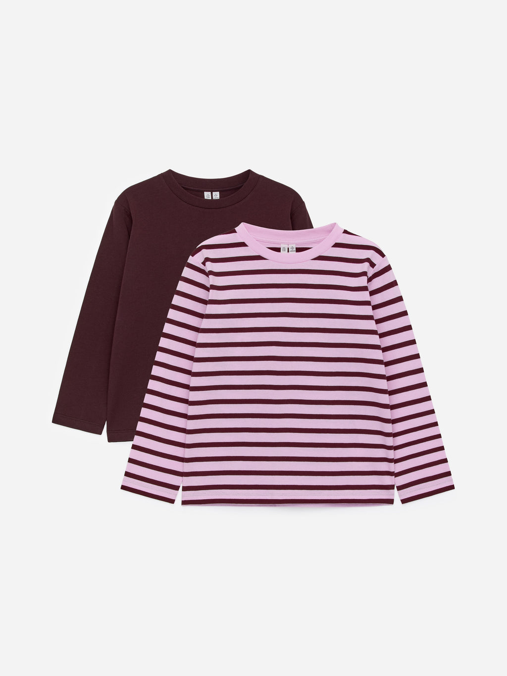 Long-Sleeved T-Shirt Set of 2 - Multi