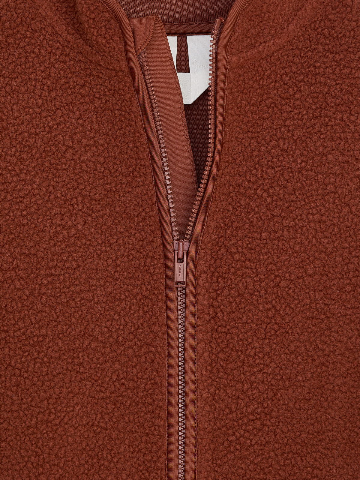 Fleece Jacket - Brown - Image 3